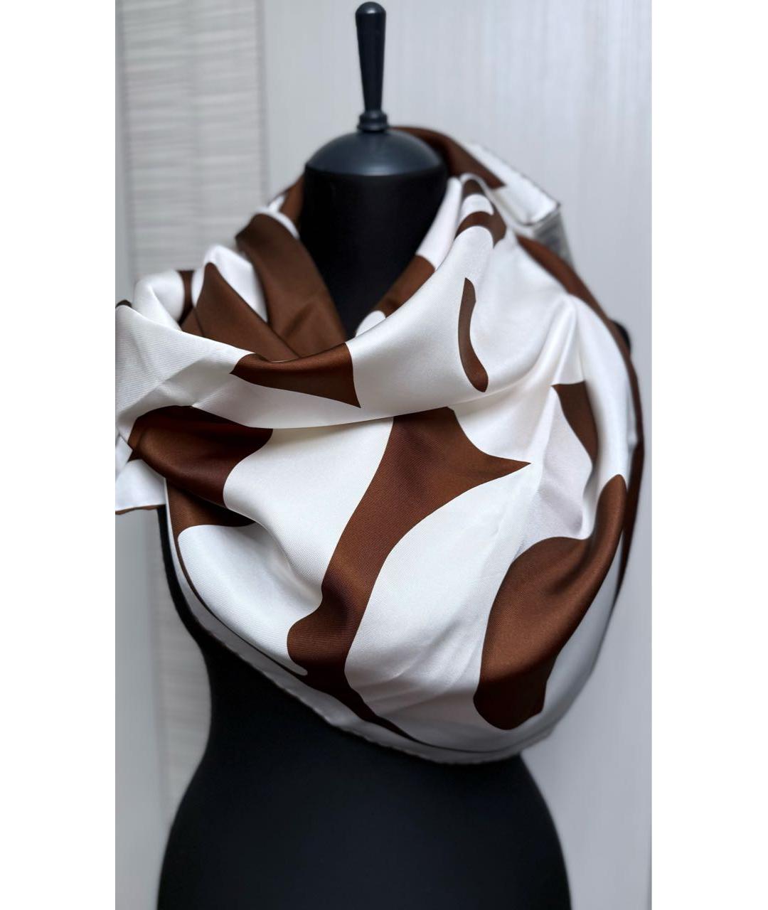 BURBERRY Мульти шелковый платок, фото 8