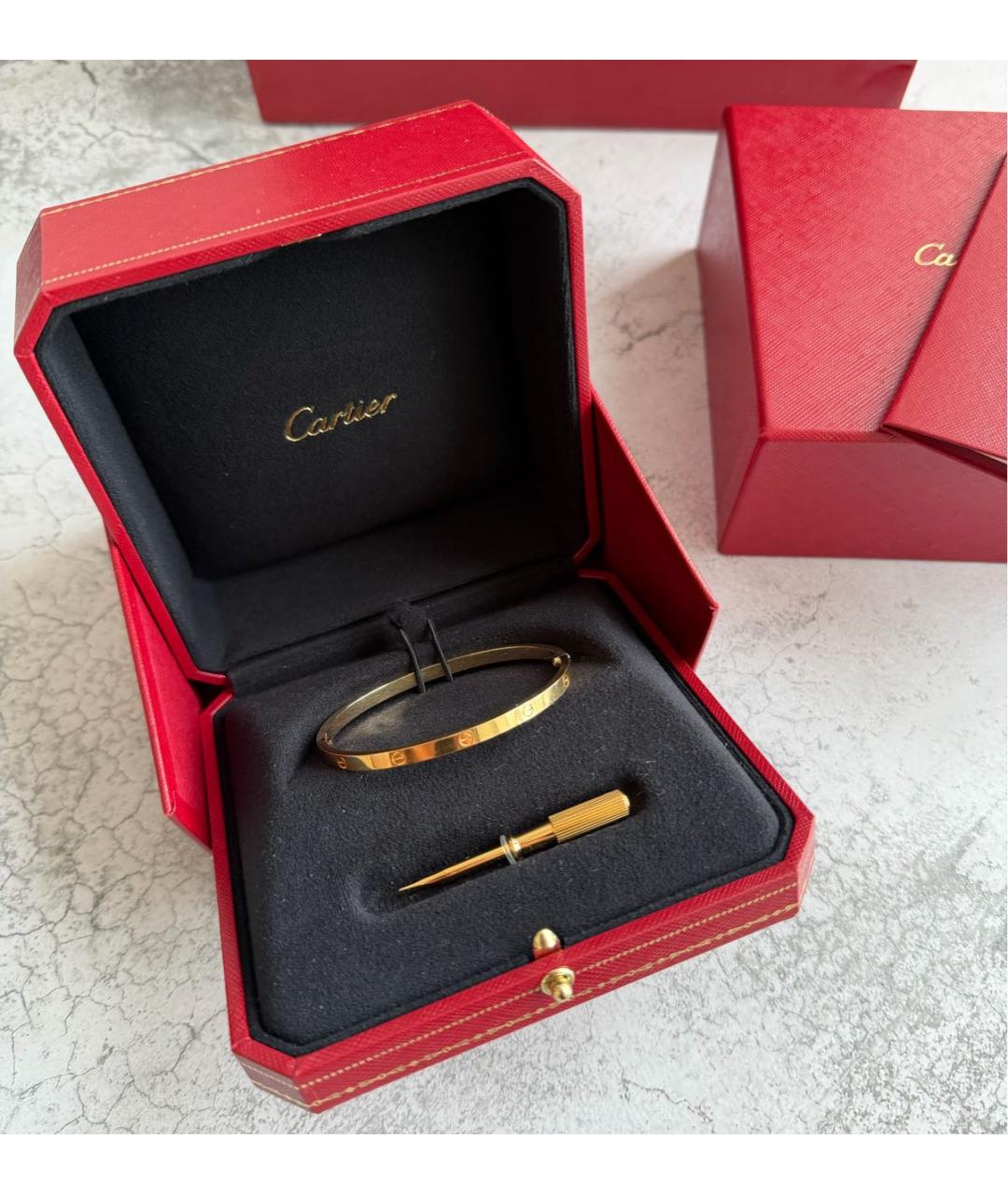 CARTIER Золотой браслет из желтого золота, фото 3
