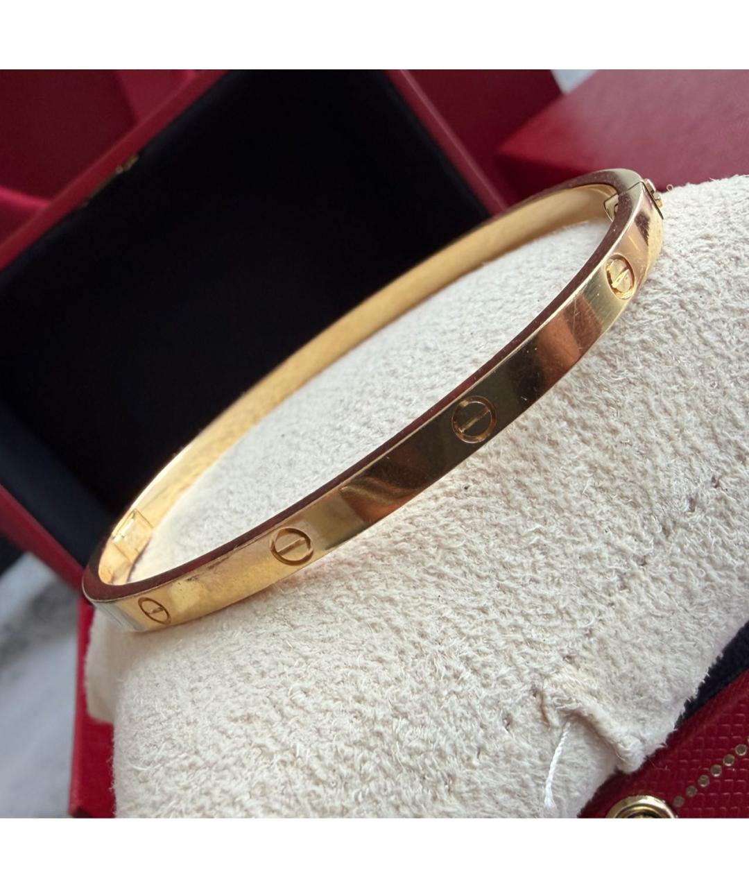 CARTIER Золотой браслет из желтого золота, фото 8