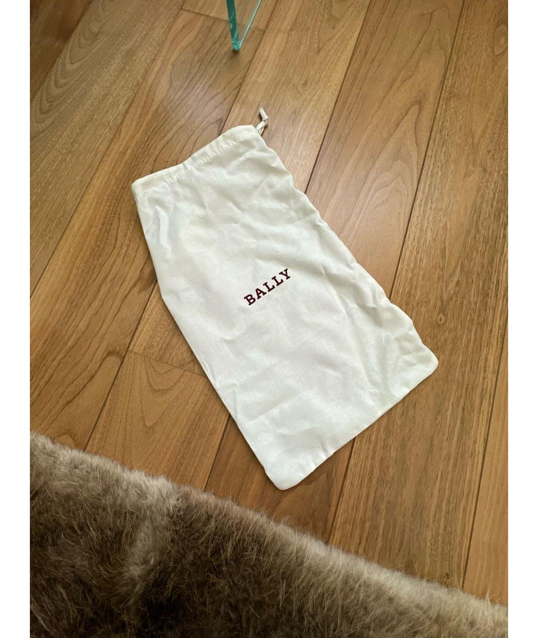 BALLY Фиолетовые туфли из экзотической кожи, фото 7