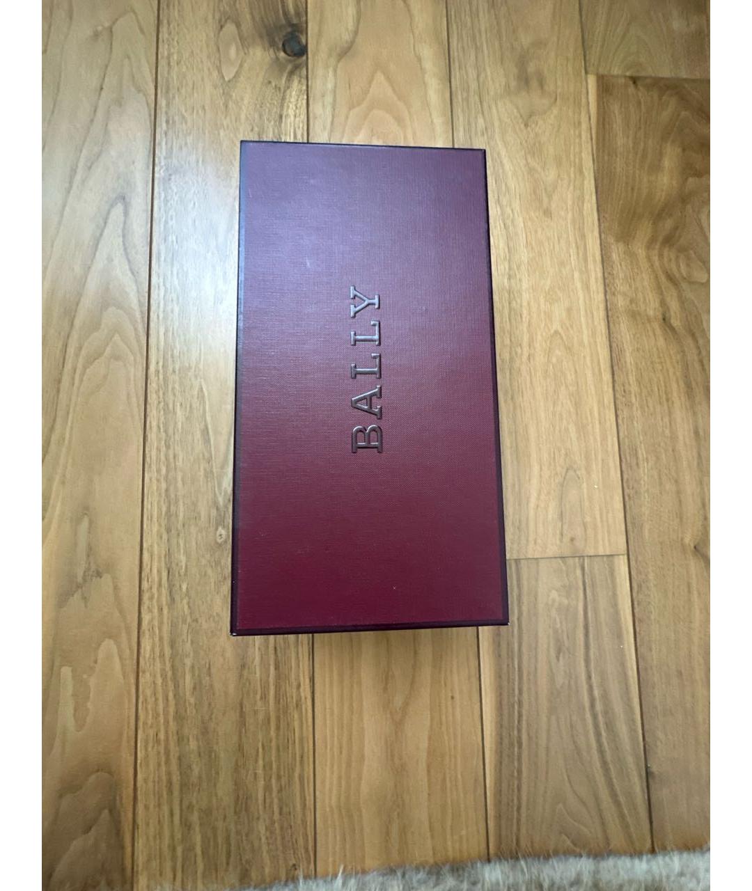 BALLY Фиолетовые туфли из экзотической кожи, фото 8