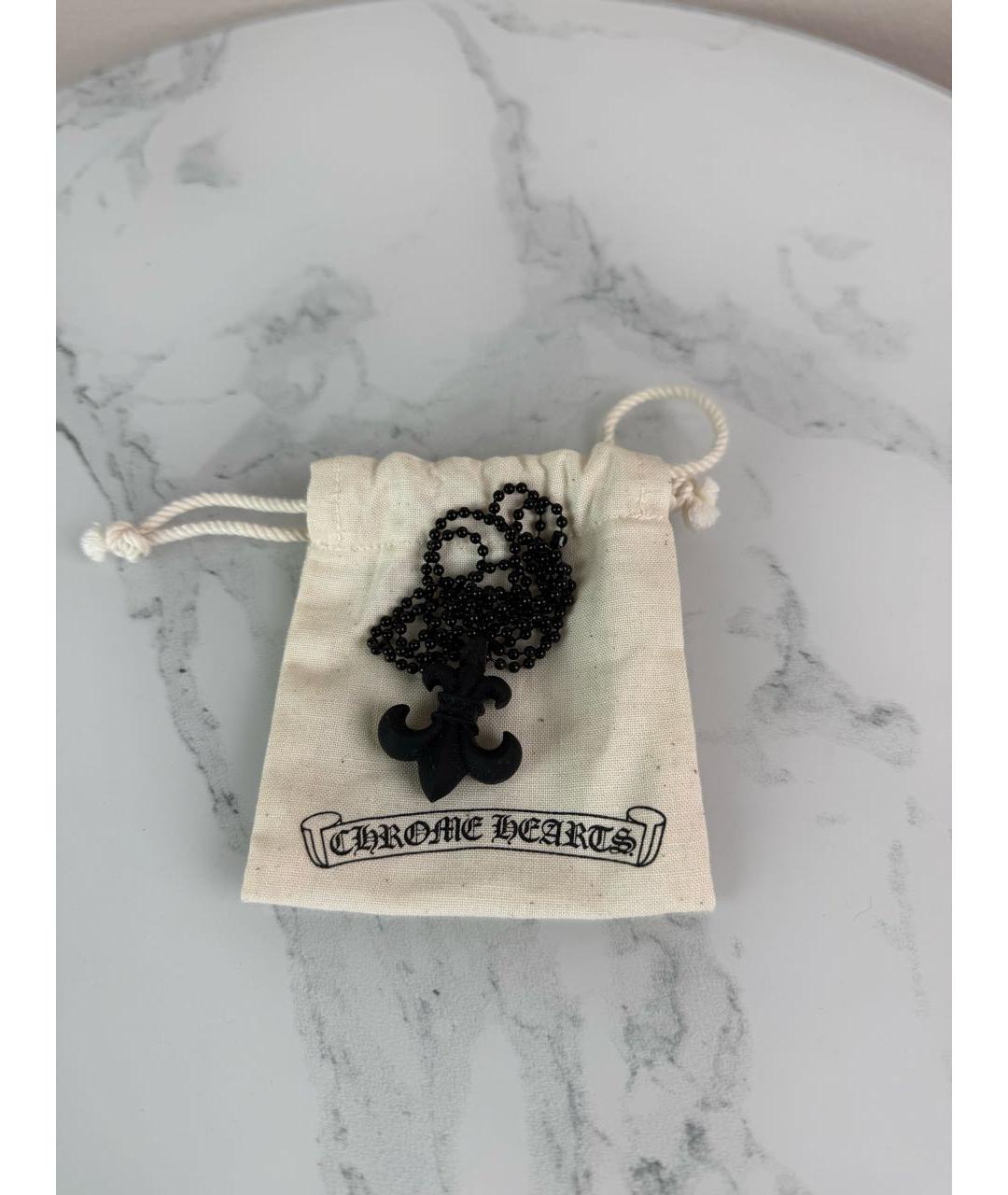 CHROME HEARTS Черная пластиковая цепочка/подвеска, фото 3
