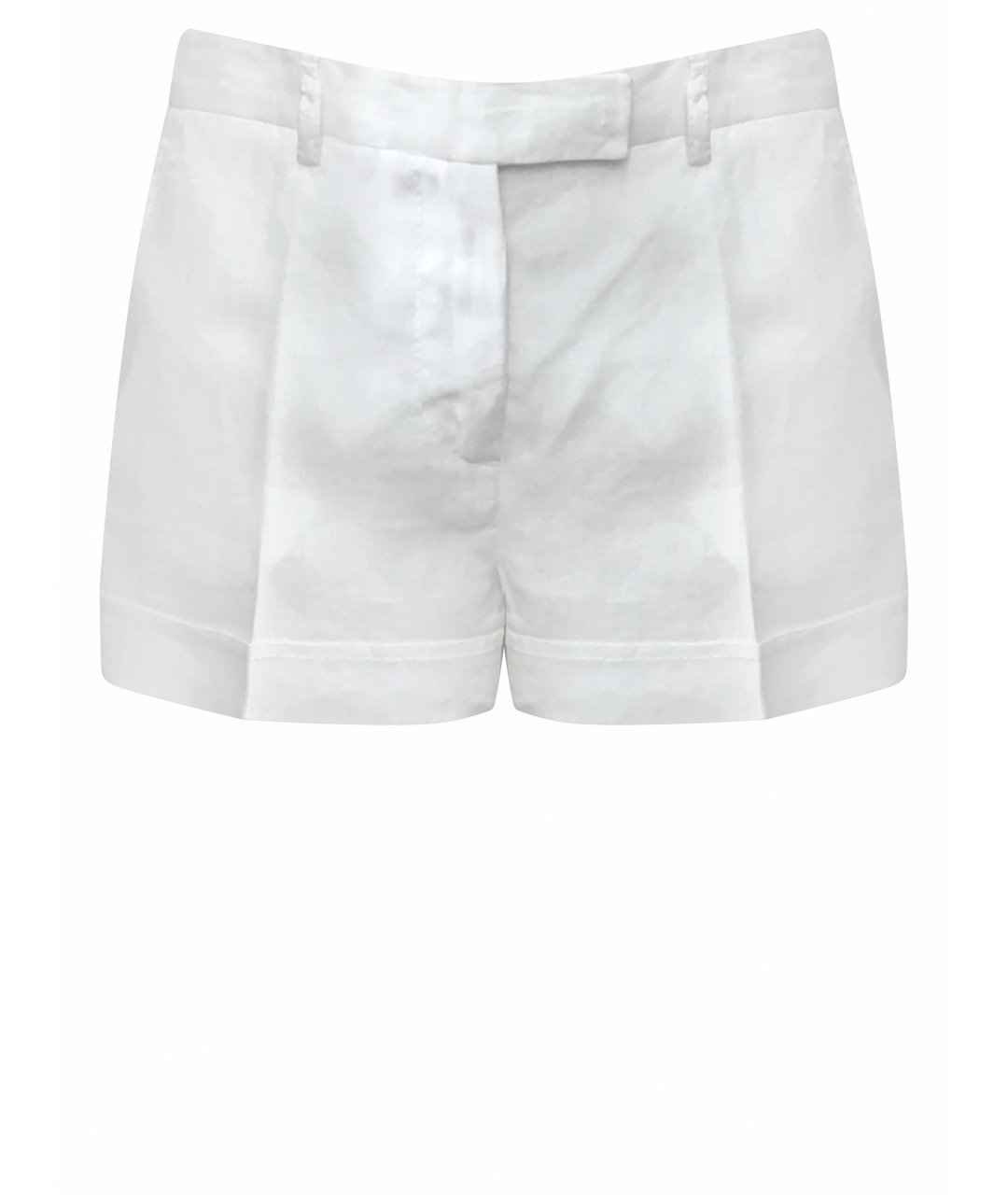BILANCIONI Белые льняные шорты, фото 1