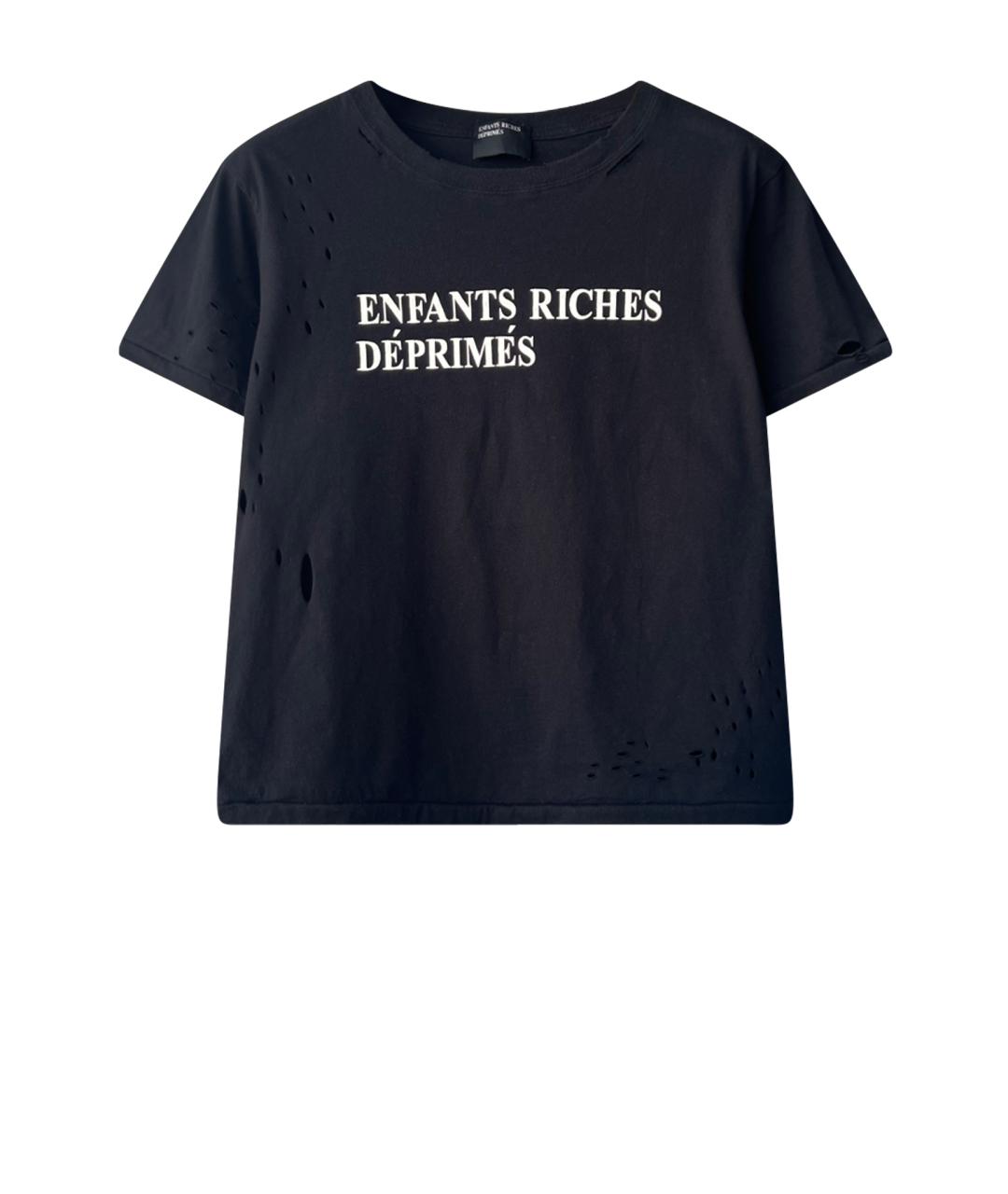 Enfants Riches Déprimés Черная хлопковая футболка, фото 1