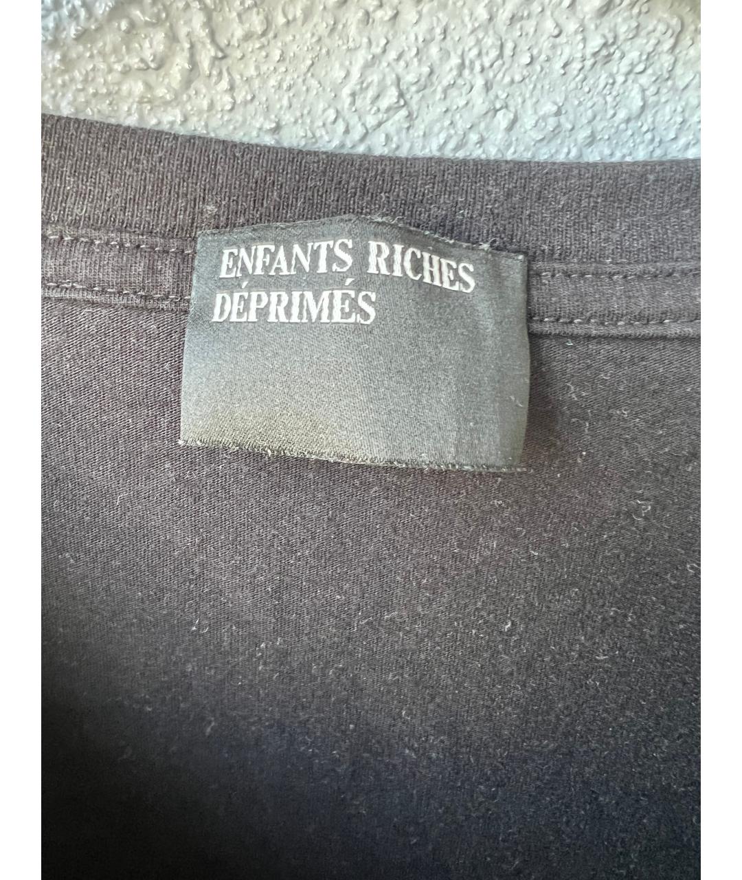 Enfants Riches Déprimés Черная хлопковая футболка, фото 4