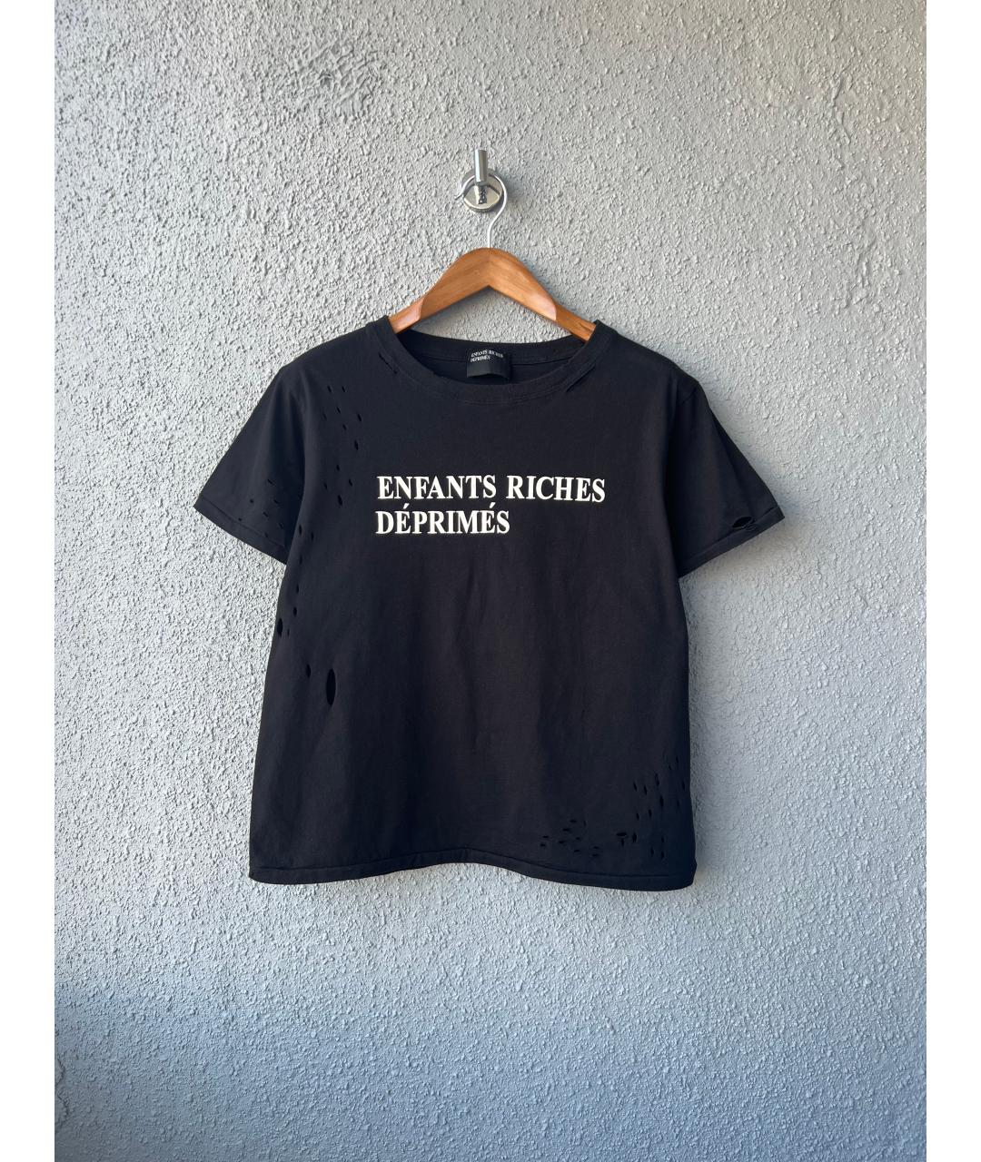 Enfants Riches Déprimés Черная хлопковая футболка, фото 8