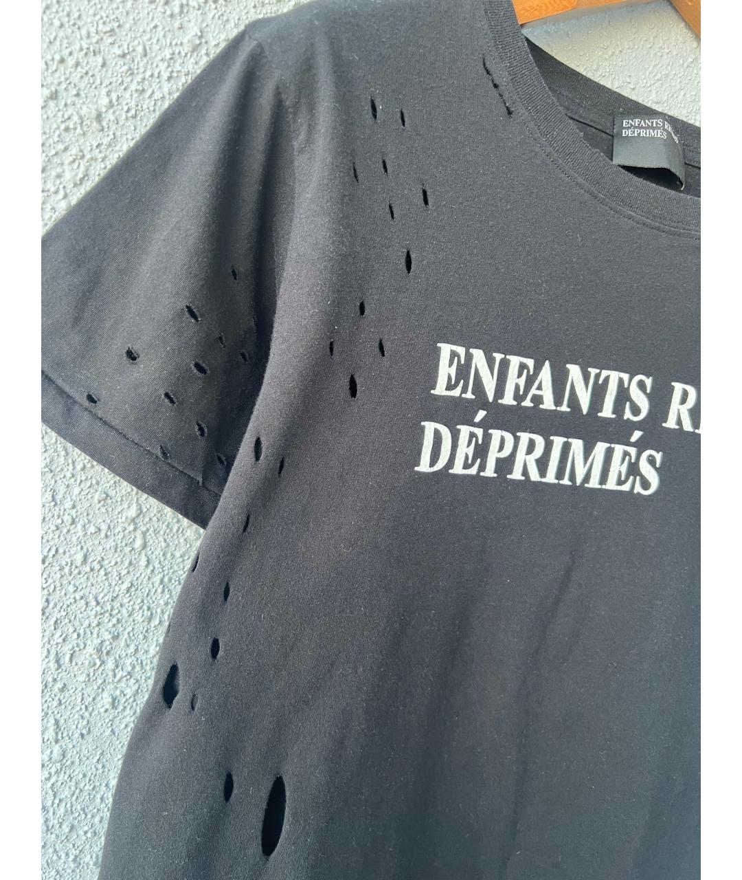 Enfants Riches Déprimés Черная хлопковая футболка, фото 2