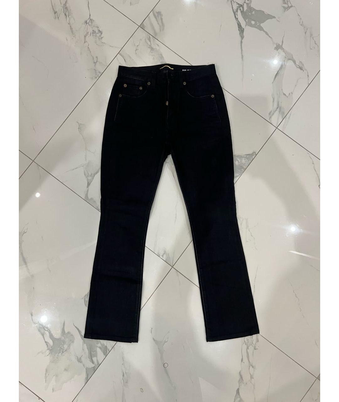 SAINT LAURENT Черные прямые джинсы, фото 6