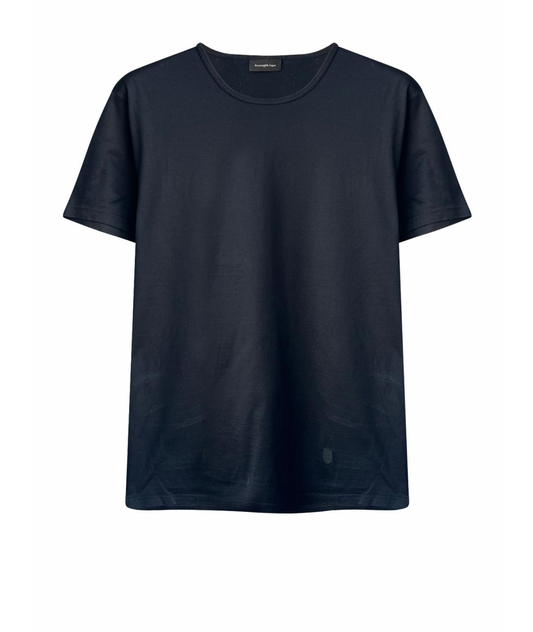 ERMENEGILDO ZEGNA XXX Черная хлопковая футболка, фото 1