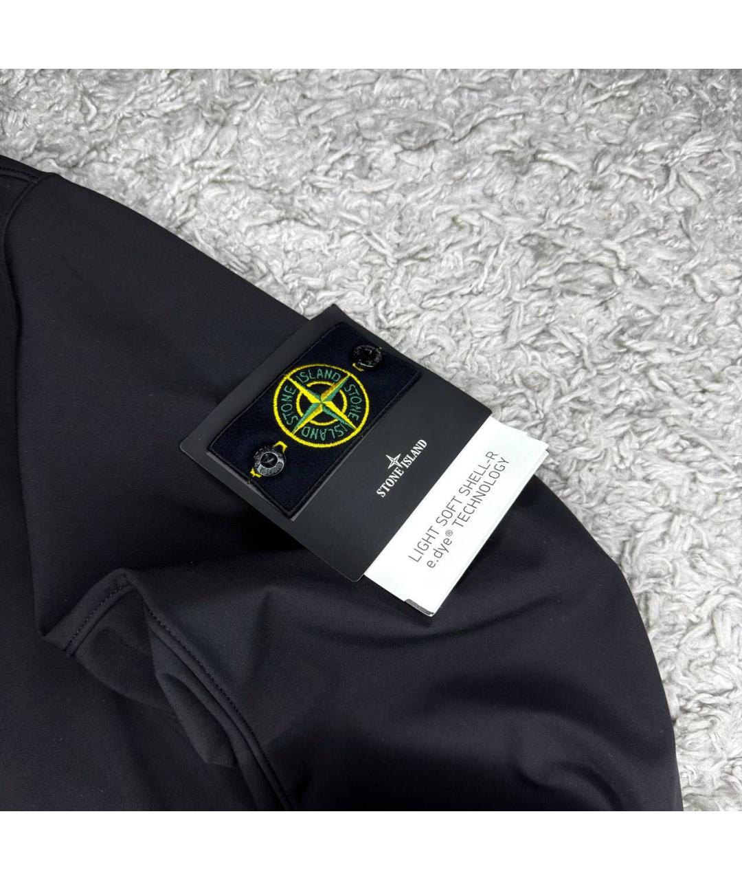 STONE ISLAND Черная куртка, фото 2