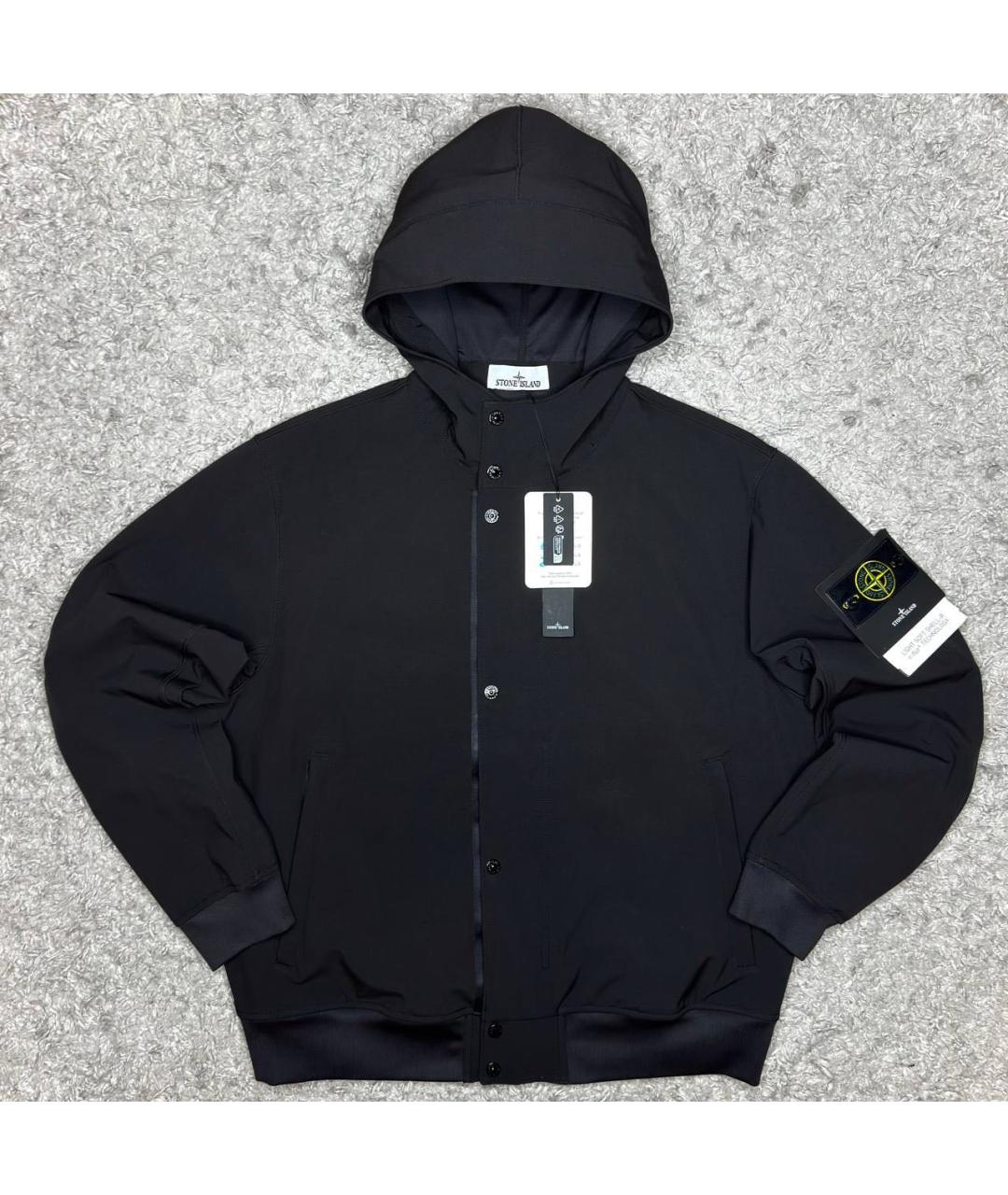 STONE ISLAND Черная куртка, фото 6