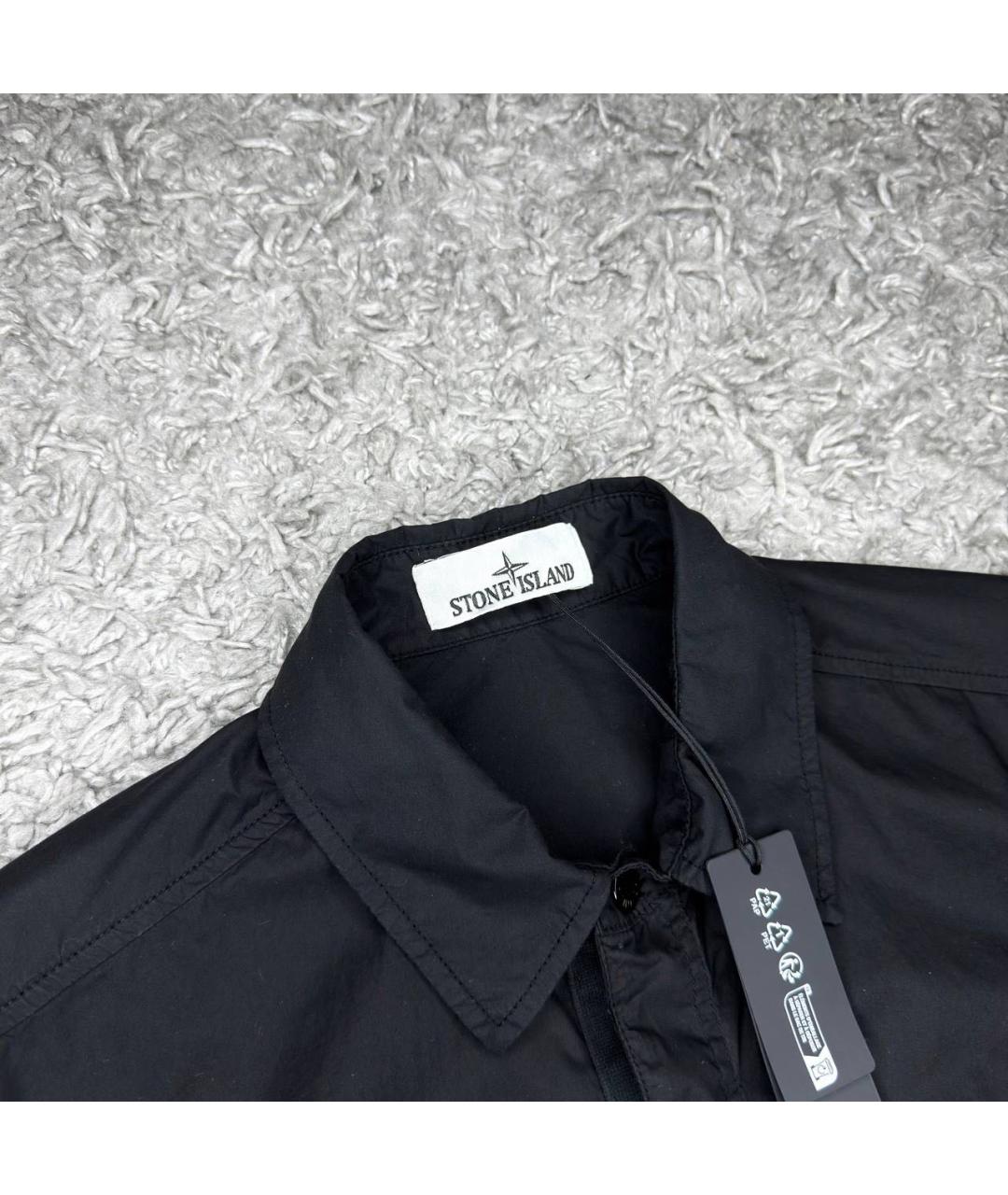 STONE ISLAND Черная куртка, фото 3