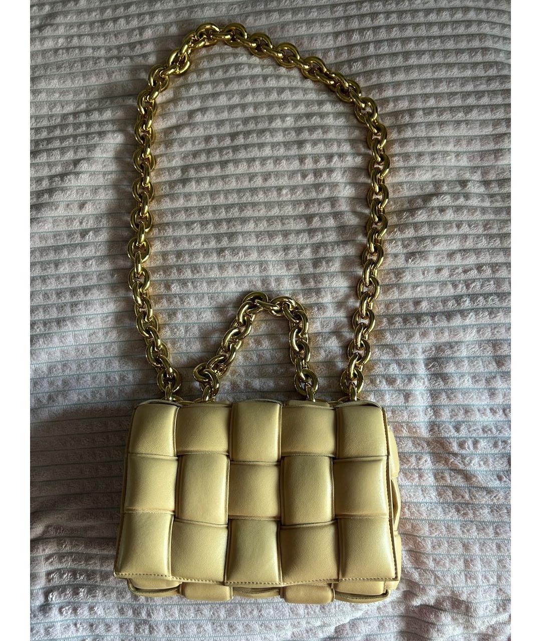 BOTTEGA VENETA Бежевая сумка через плечо из искусственной кожи, фото 2
