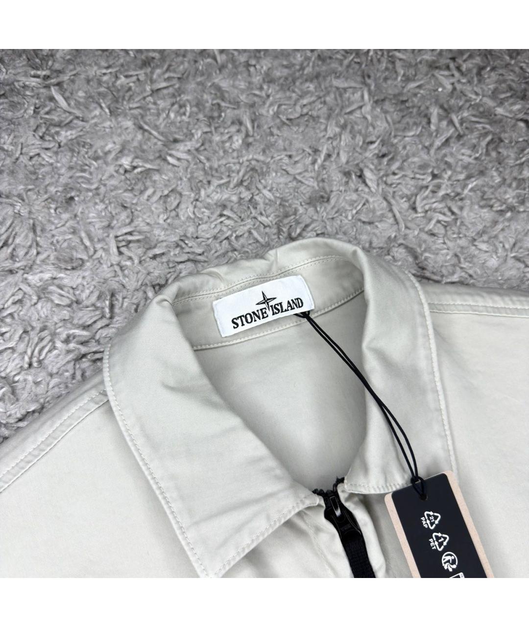 STONE ISLAND Бежевая куртка, фото 3