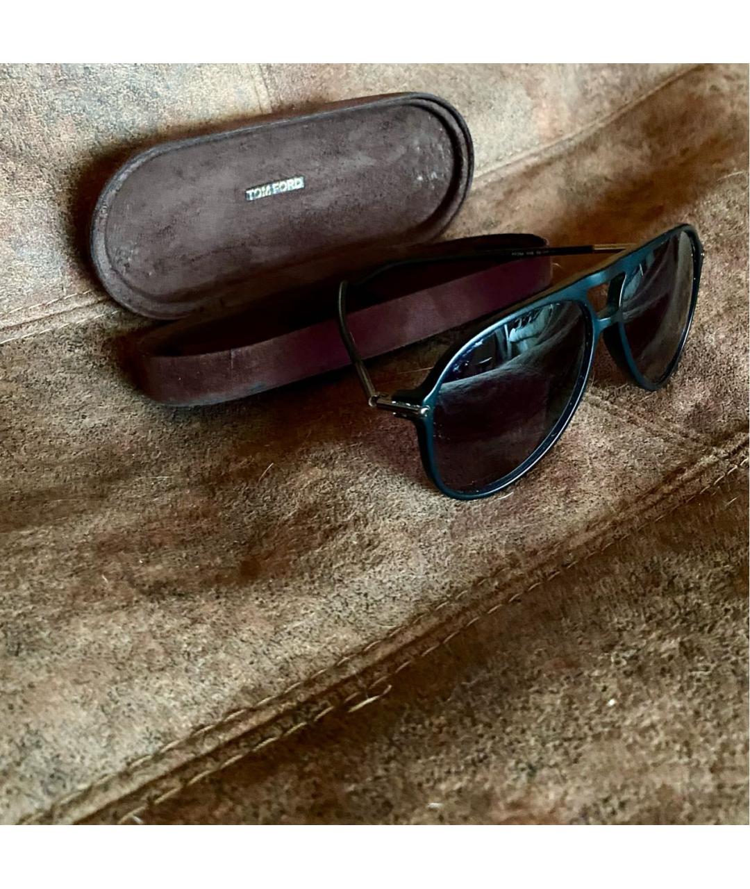 TOM FORD Черные солнцезащитные очки, фото 2