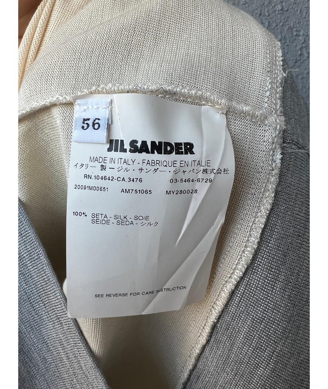 JIL SANDER Шелковый джемпер / свитер, фото 3