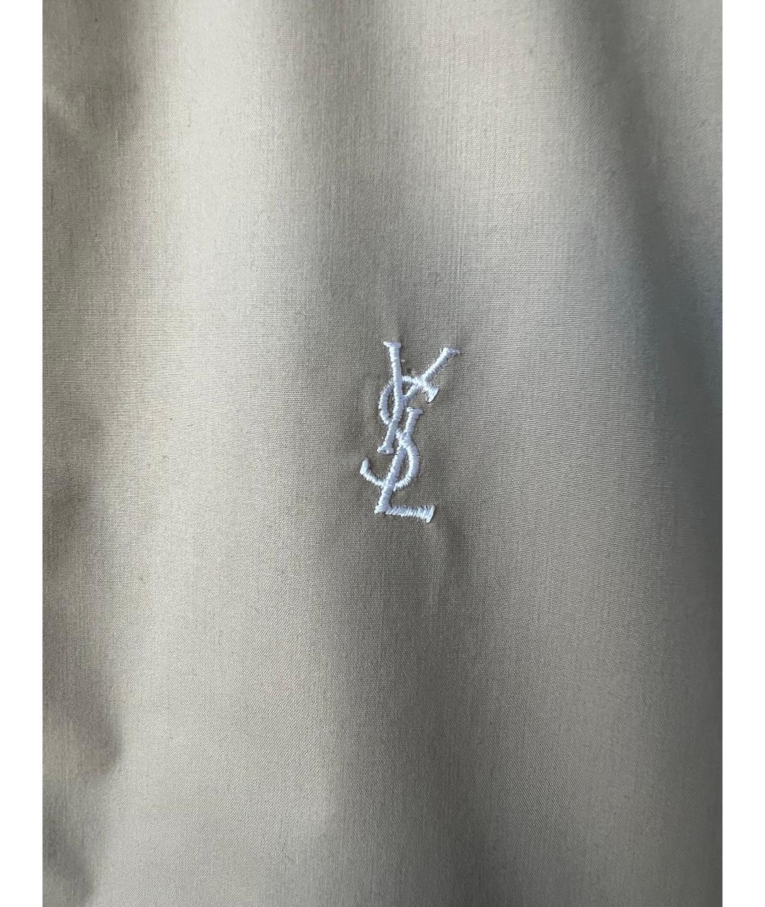 SAINT LAURENT Бежевая куртка, фото 2