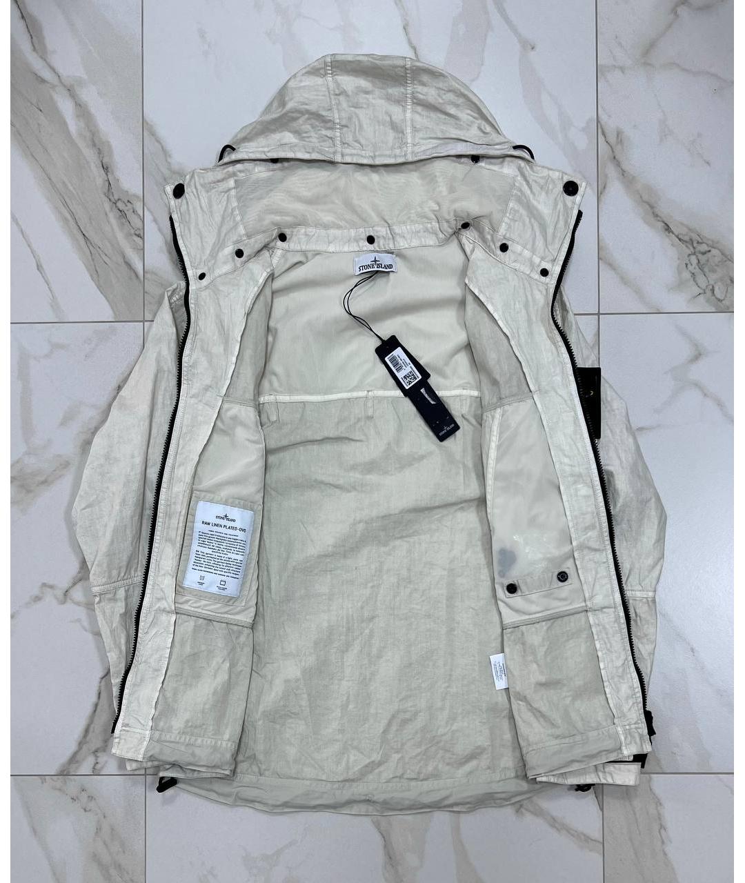 STONE ISLAND Бежевая куртка, фото 4