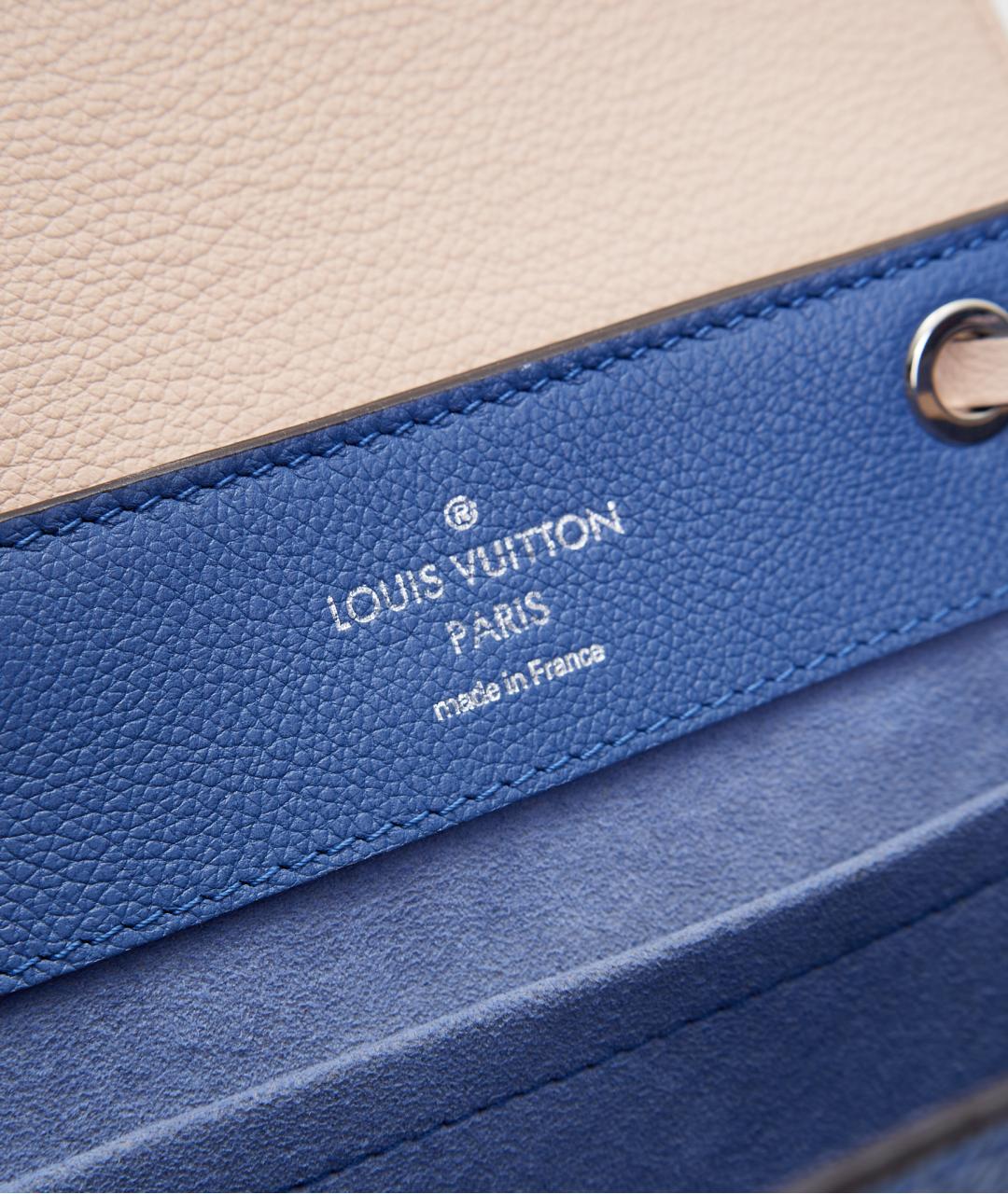 LOUIS VUITTON Синий кожаный рюкзак, фото 6