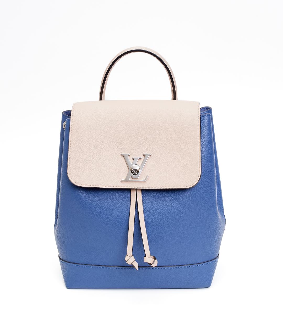 LOUIS VUITTON Синий кожаный рюкзак, фото 8