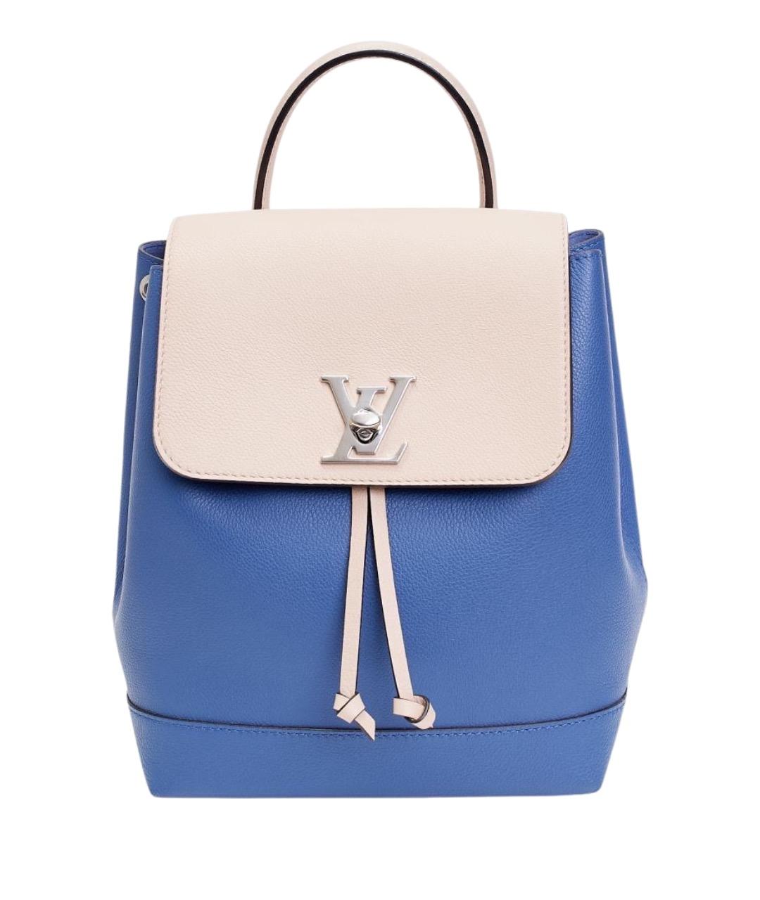 LOUIS VUITTON Синий кожаный рюкзак, фото 1