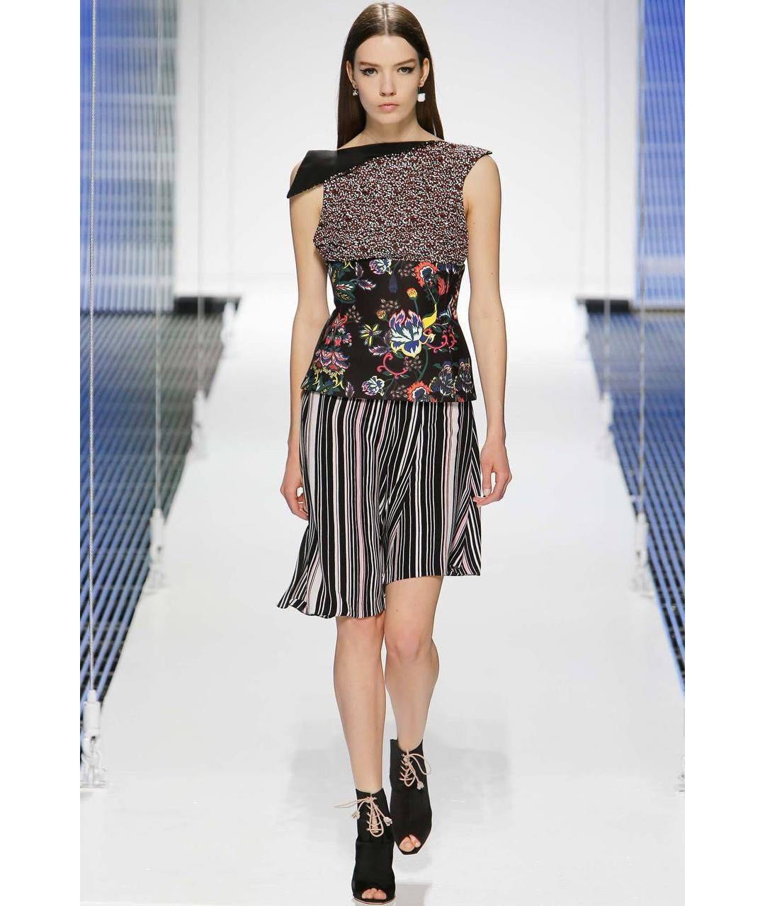CHRISTIAN DIOR Мульти повседневное платье, фото 7