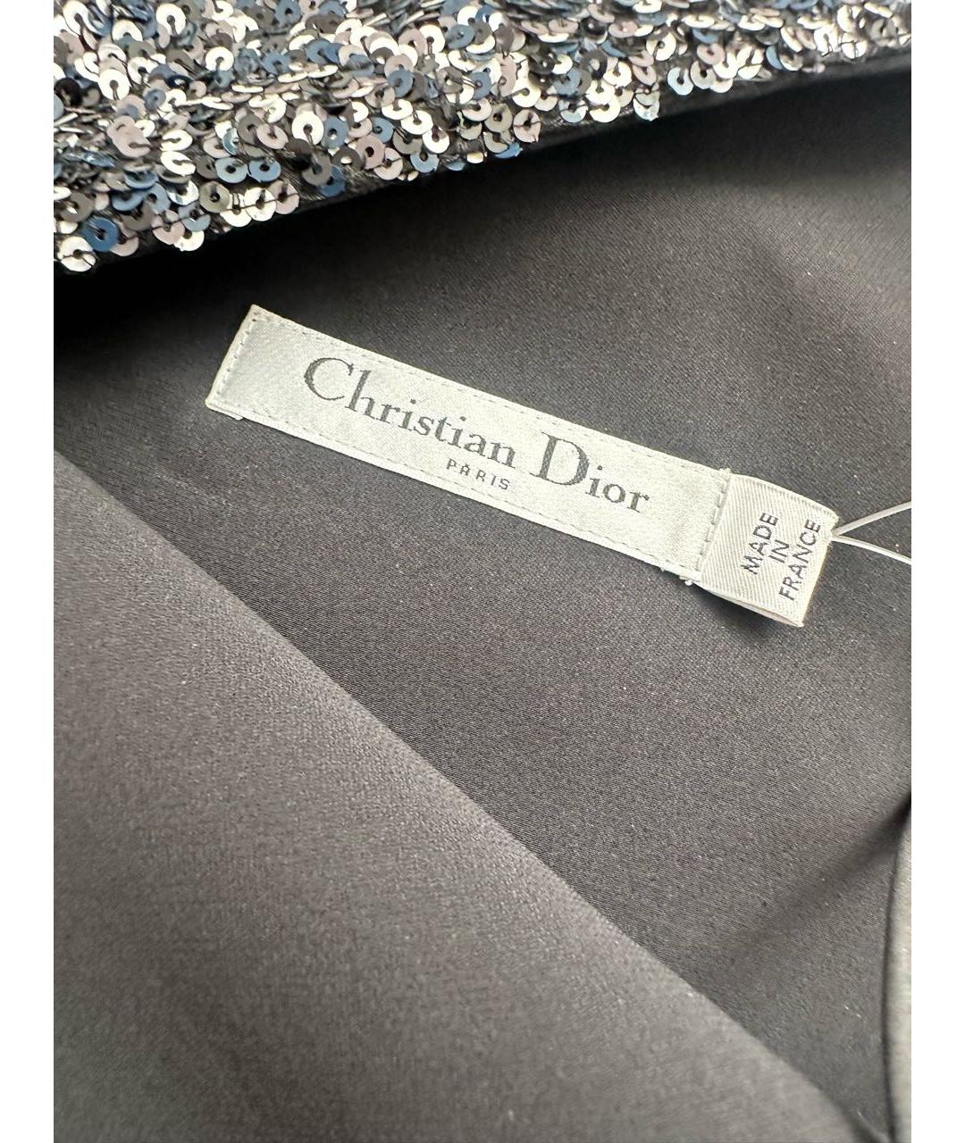 CHRISTIAN DIOR Мульти повседневное платье, фото 3