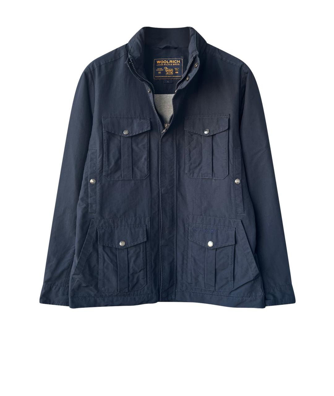 WOOLRICH Темно-синяя полиэстеровая куртка, фото 1