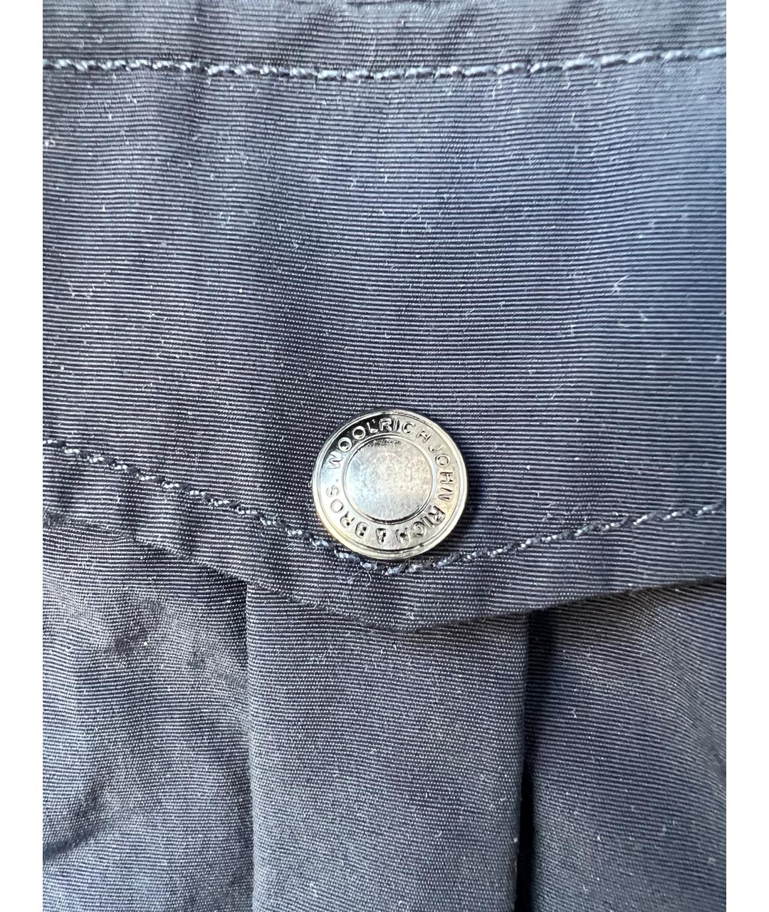 WOOLRICH Темно-синяя полиэстеровая куртка, фото 3