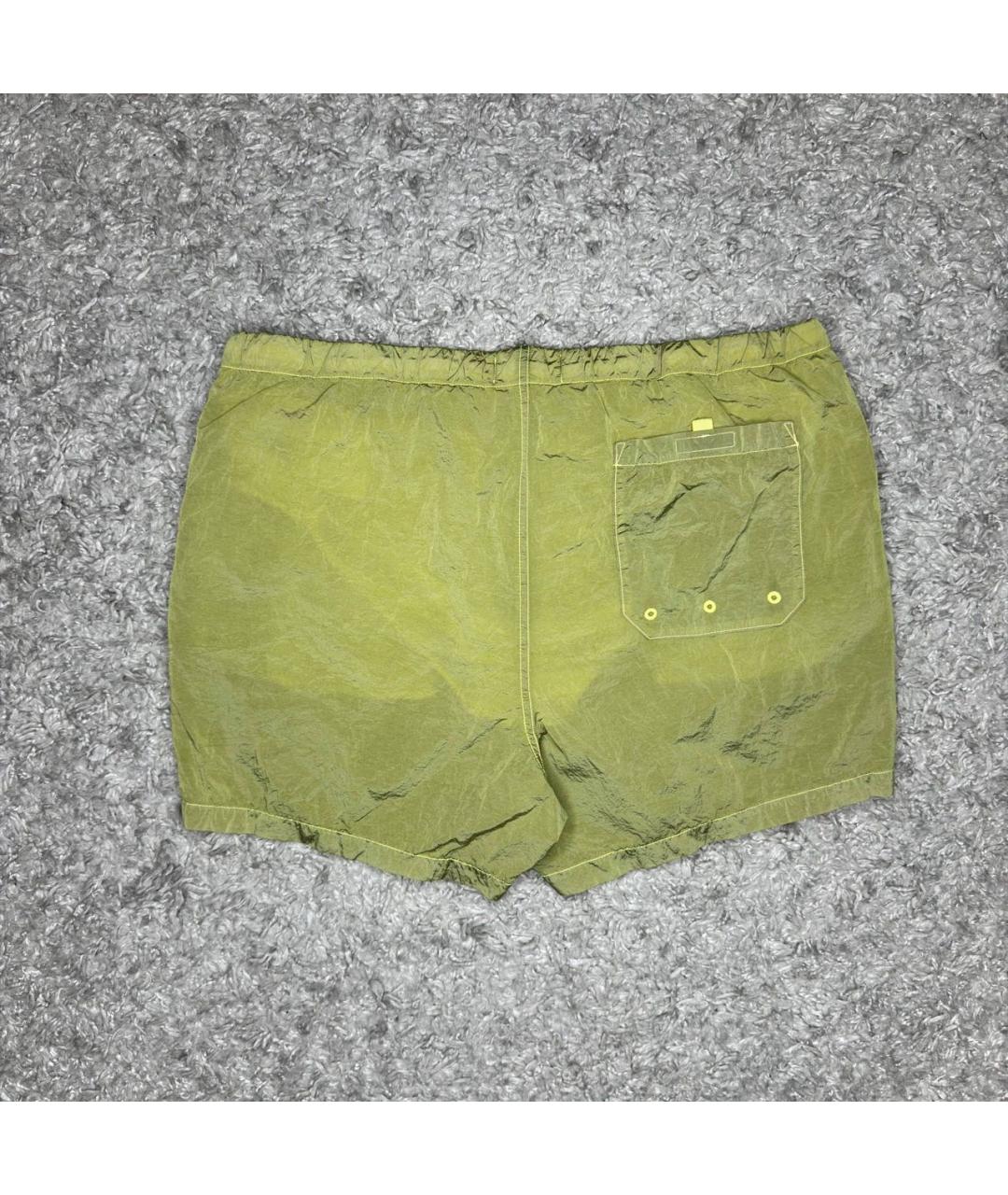 STONE ISLAND Желтые шорты, фото 3