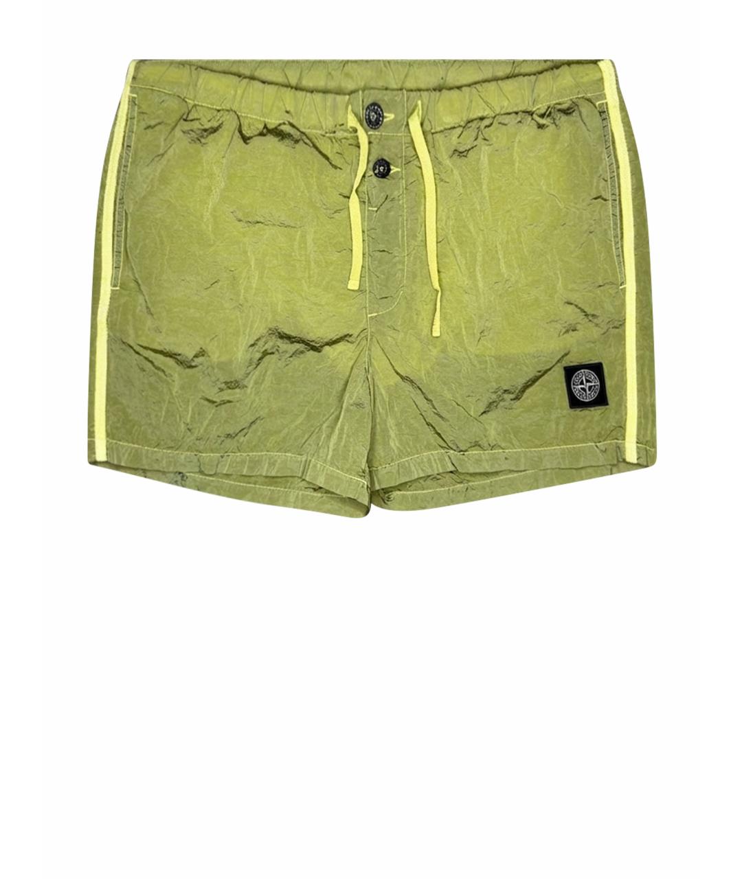 STONE ISLAND Желтые шорты, фото 1