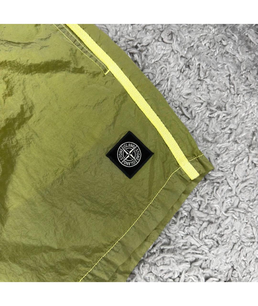 STONE ISLAND Желтые шорты, фото 4