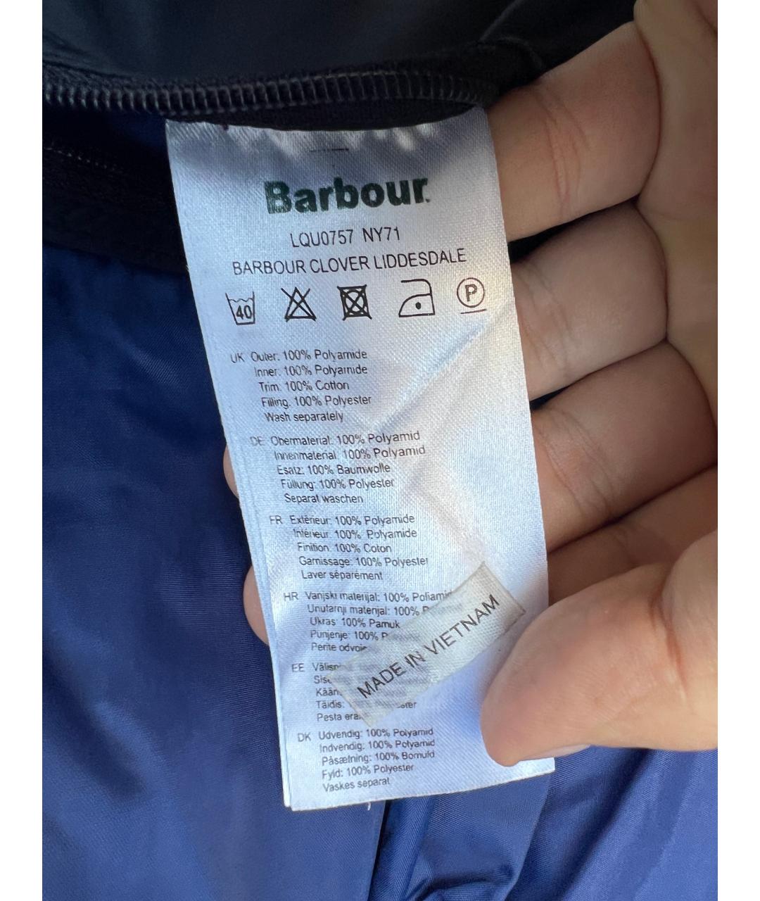 BARBOUR Темно-синяя куртка, фото 4
