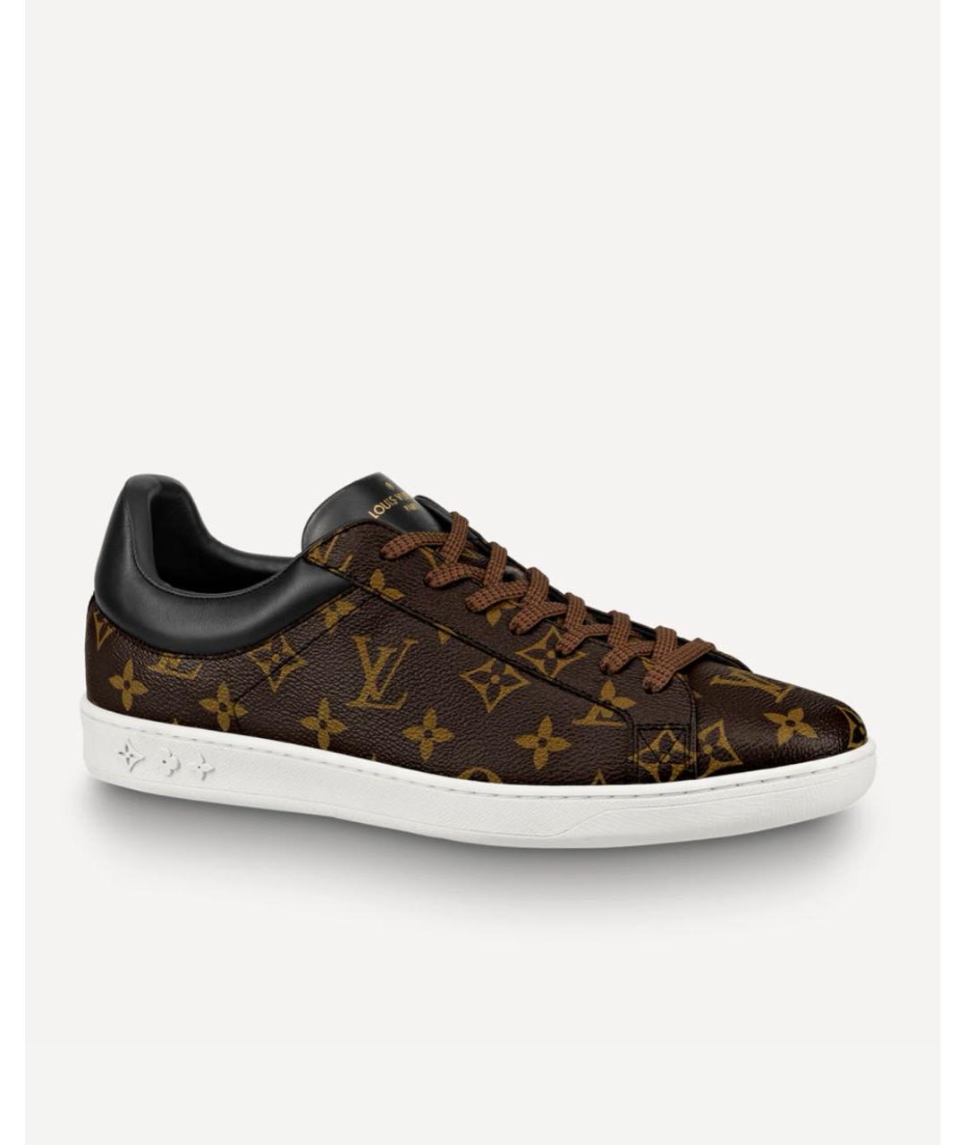 LOUIS VUITTON Коричневые низкие кроссовки / кеды, фото 2