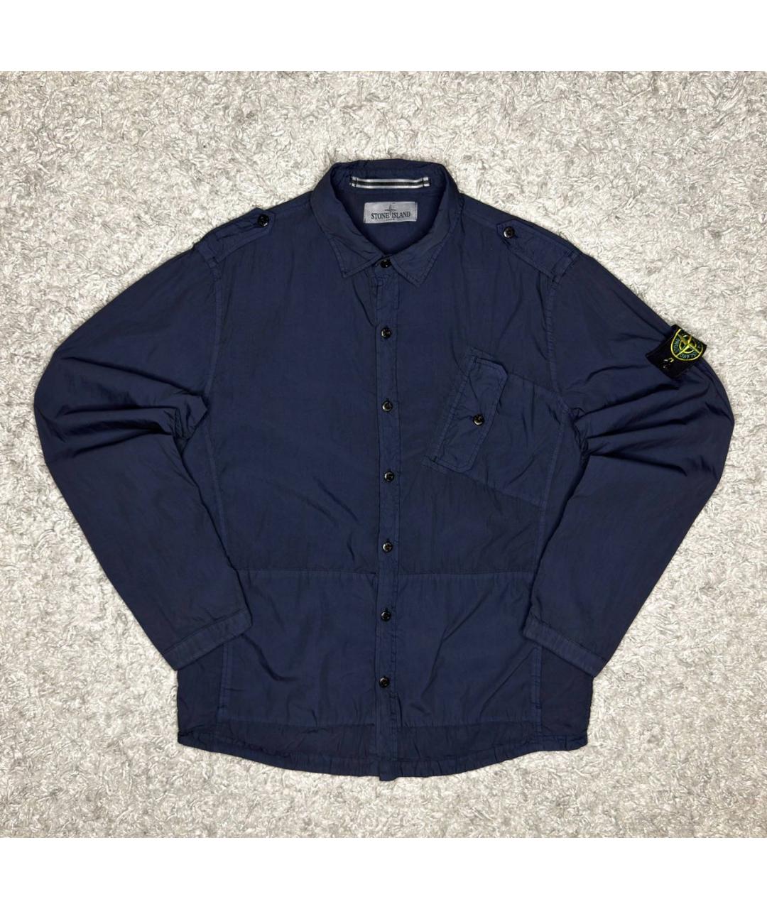 STONE ISLAND Темно-синяя куртка, фото 6