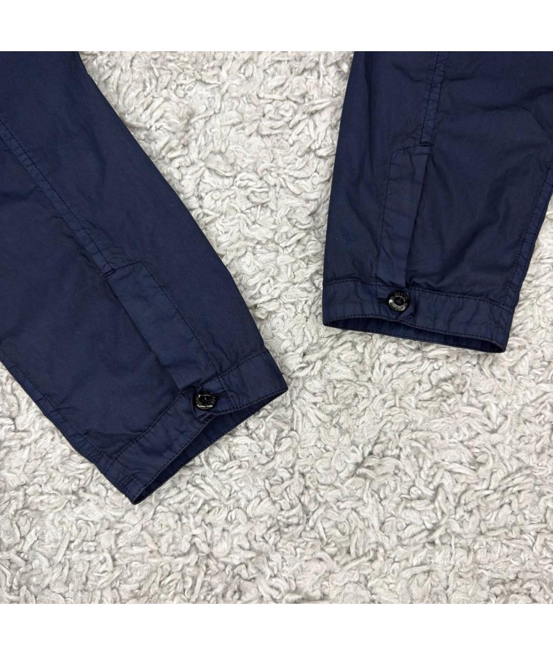 STONE ISLAND Темно-синяя куртка, фото 4