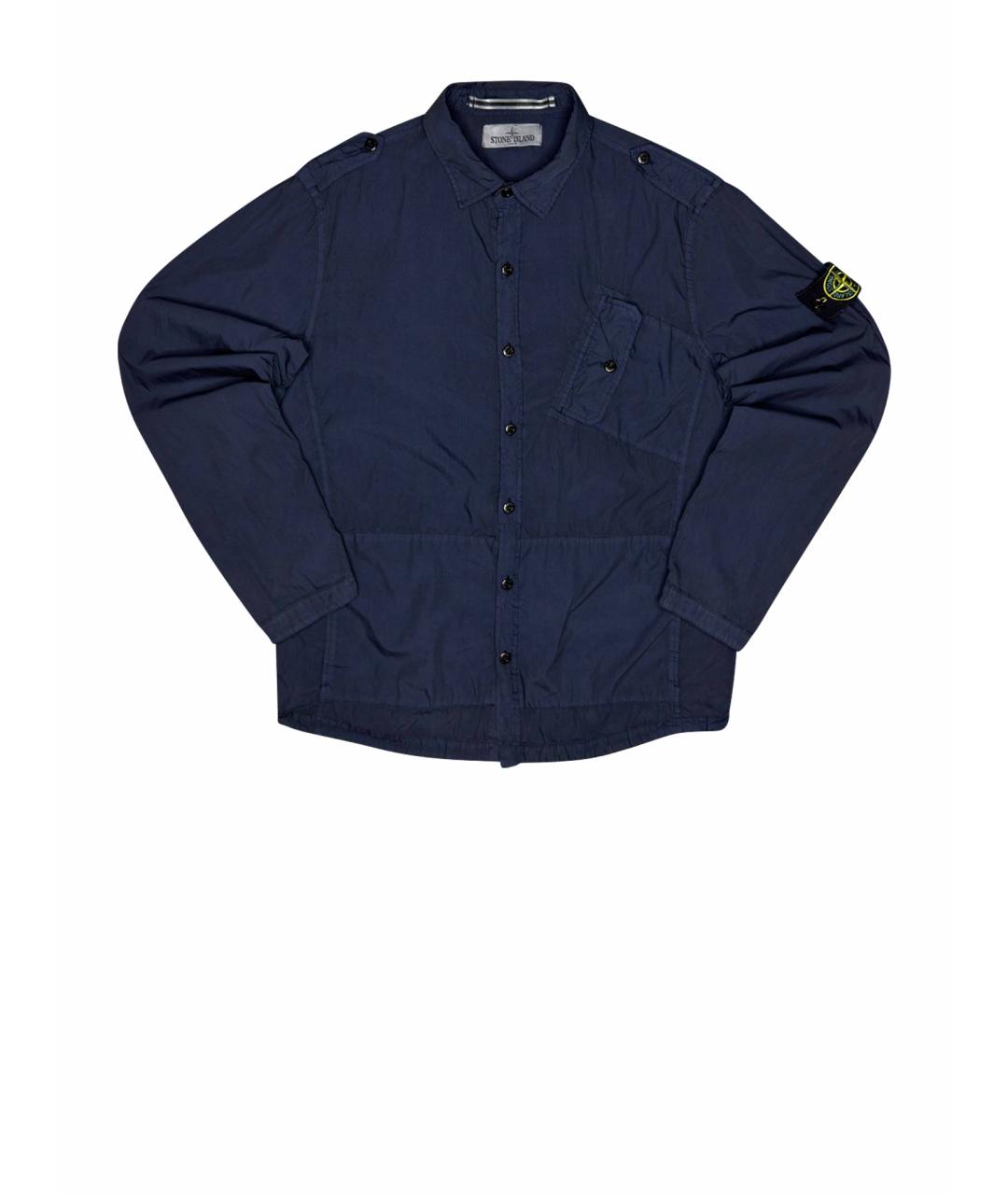 STONE ISLAND Темно-синяя куртка, фото 1