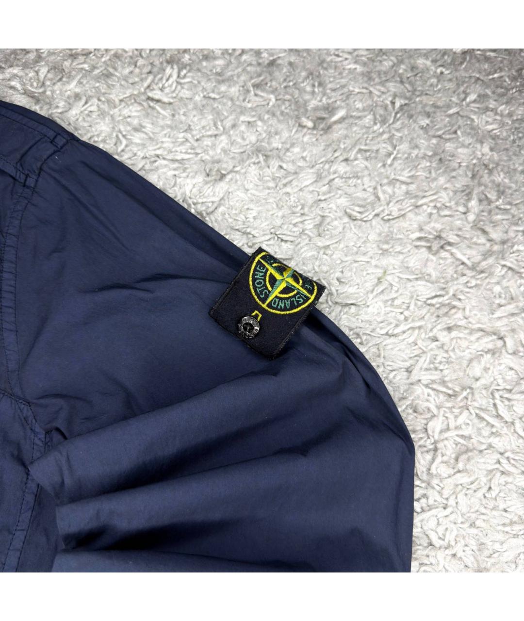 STONE ISLAND Темно-синяя куртка, фото 2