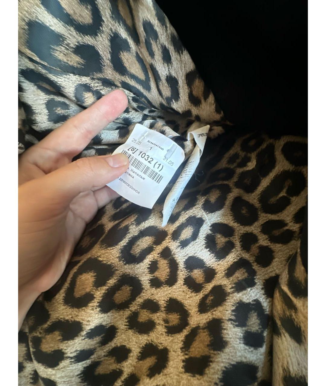 ROBERTO CAVALLI Темно-синее пальто, фото 5