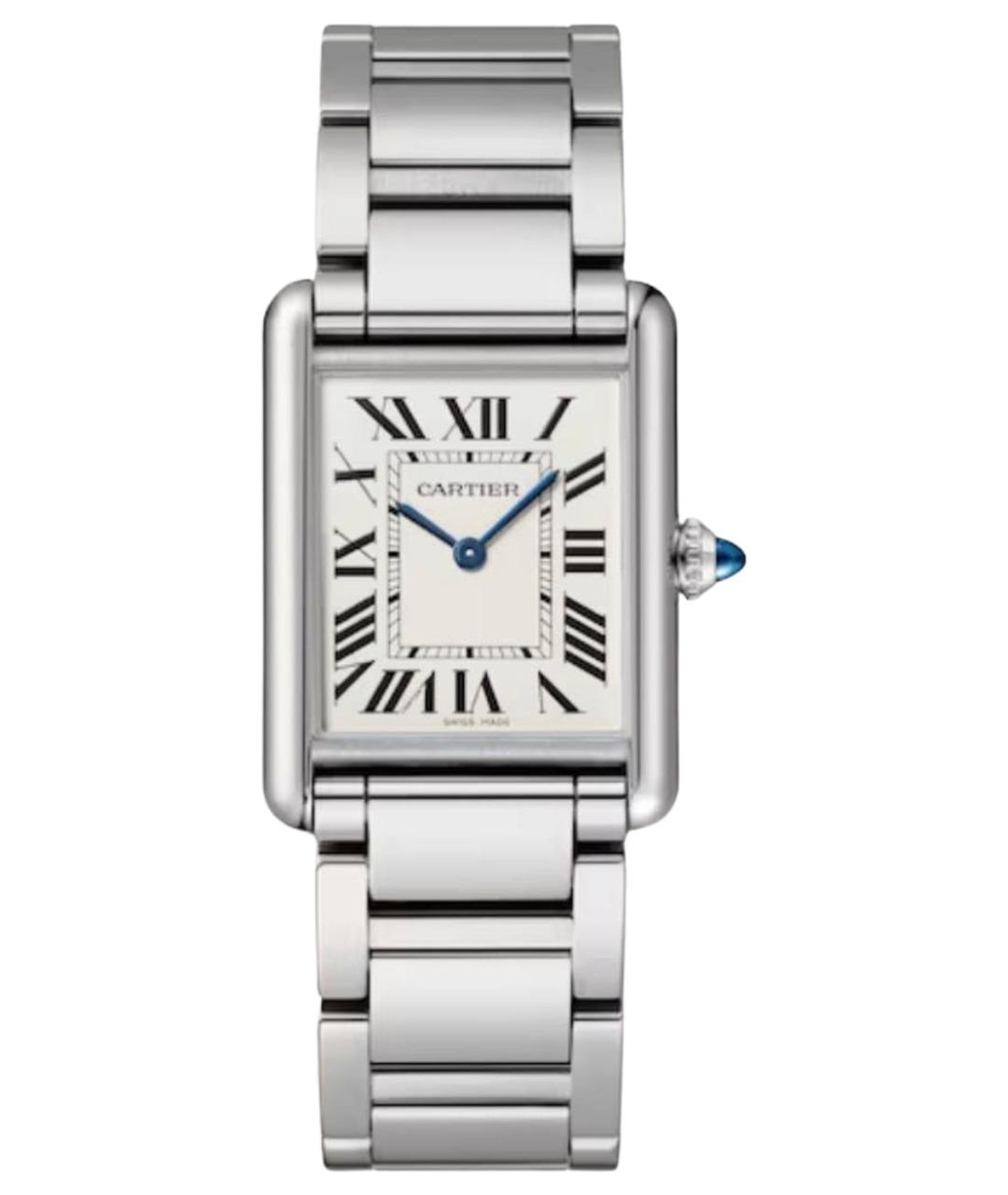 CARTIER Серебряные стальные часы, фото 1