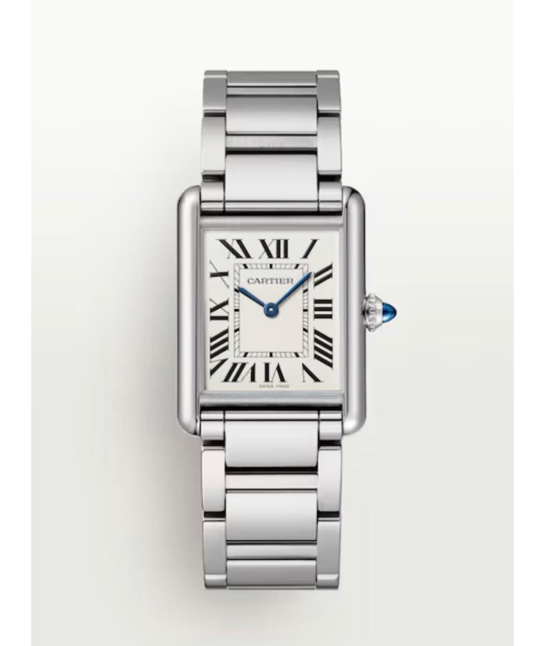 CARTIER Серебряные стальные часы, фото 6