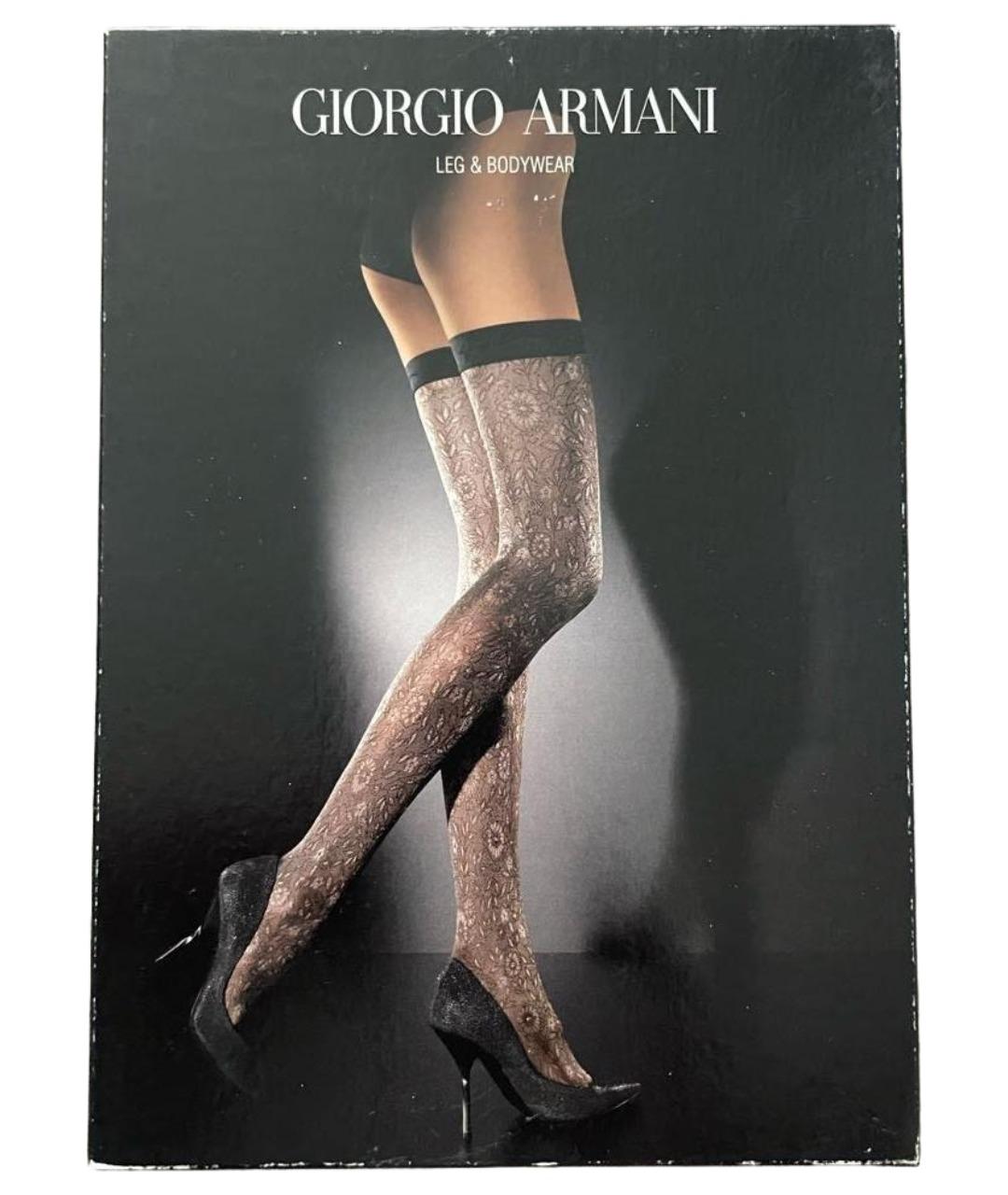 GIORGIO ARMANI Черные носки, чулки и колготы, фото 7