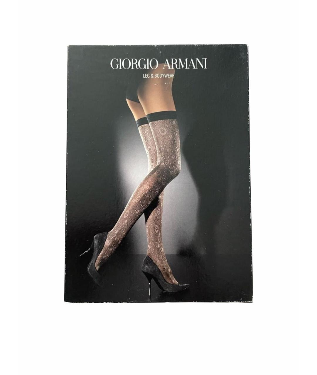 GIORGIO ARMANI Черные носки, чулки и колготы, фото 1