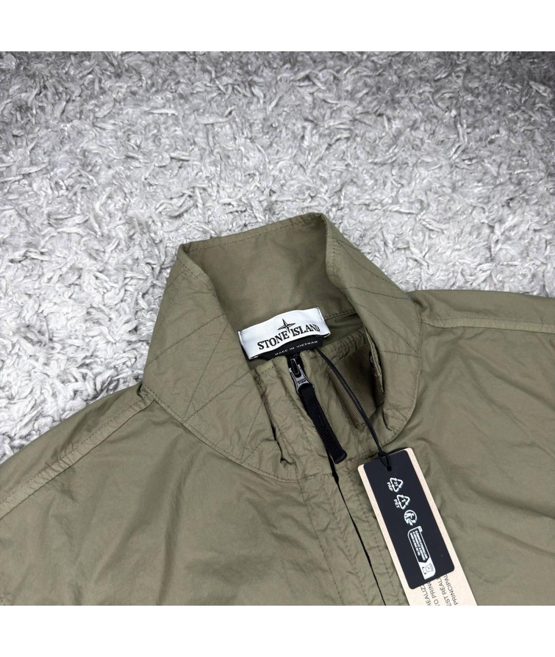 STONE ISLAND Хаки куртка, фото 4