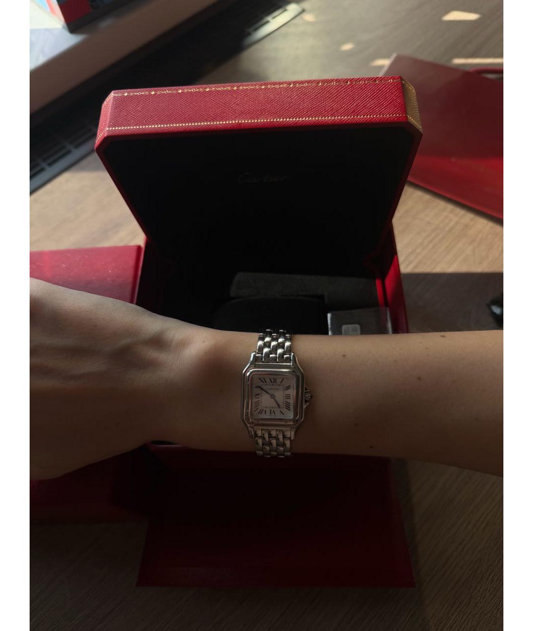 CARTIER Серебряные серебряные часы, фото 4