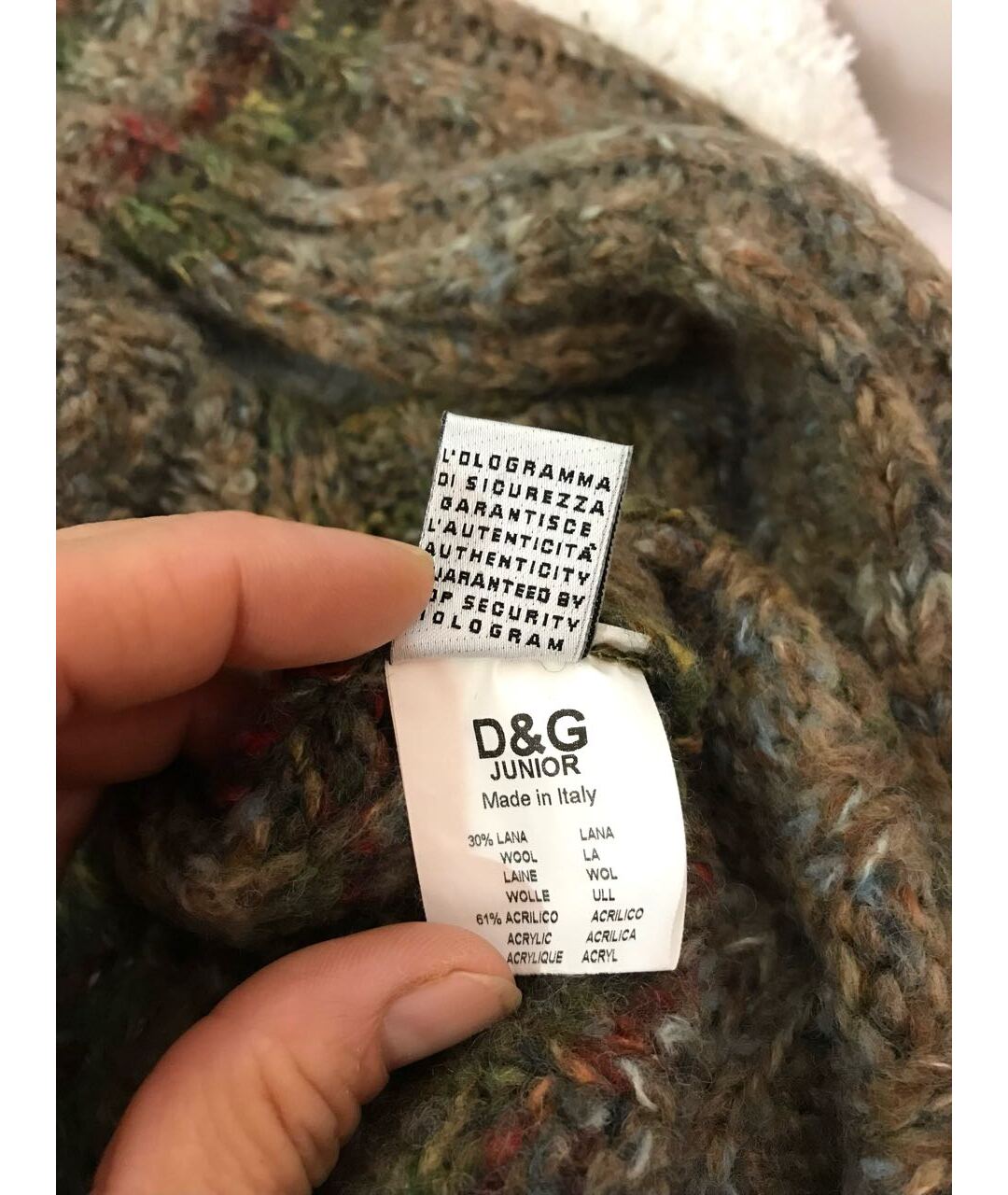 DOLCE&GABBANA Мульти шерстяной джемпер / свитер, фото 8
