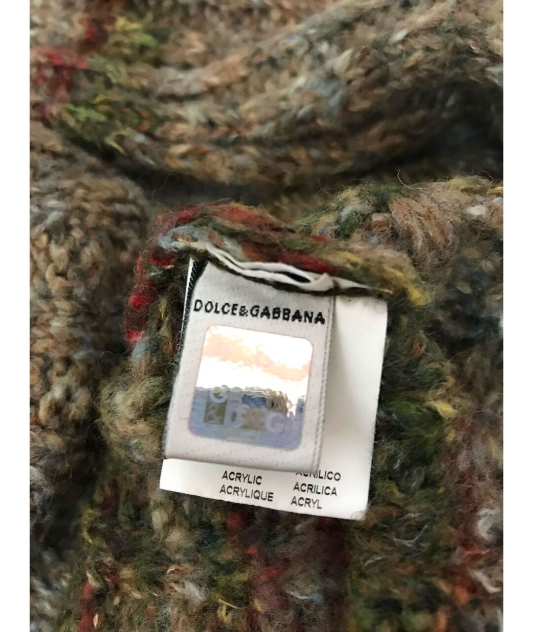 DOLCE&GABBANA Мульти шерстяной джемпер / свитер, фото 7