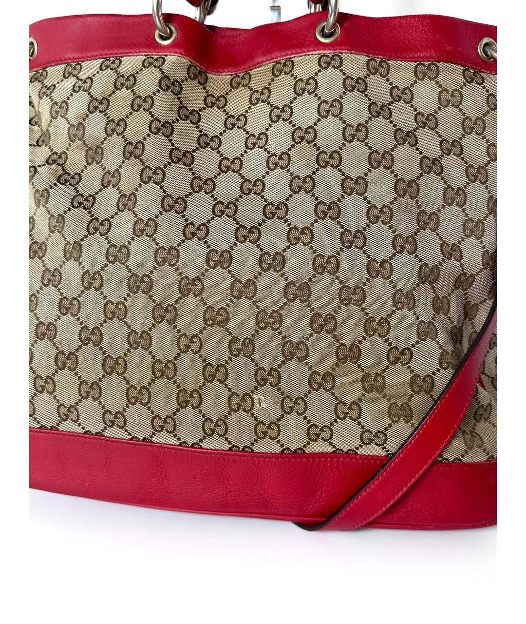 GUCCI Бежевая сумка тоут, фото 7