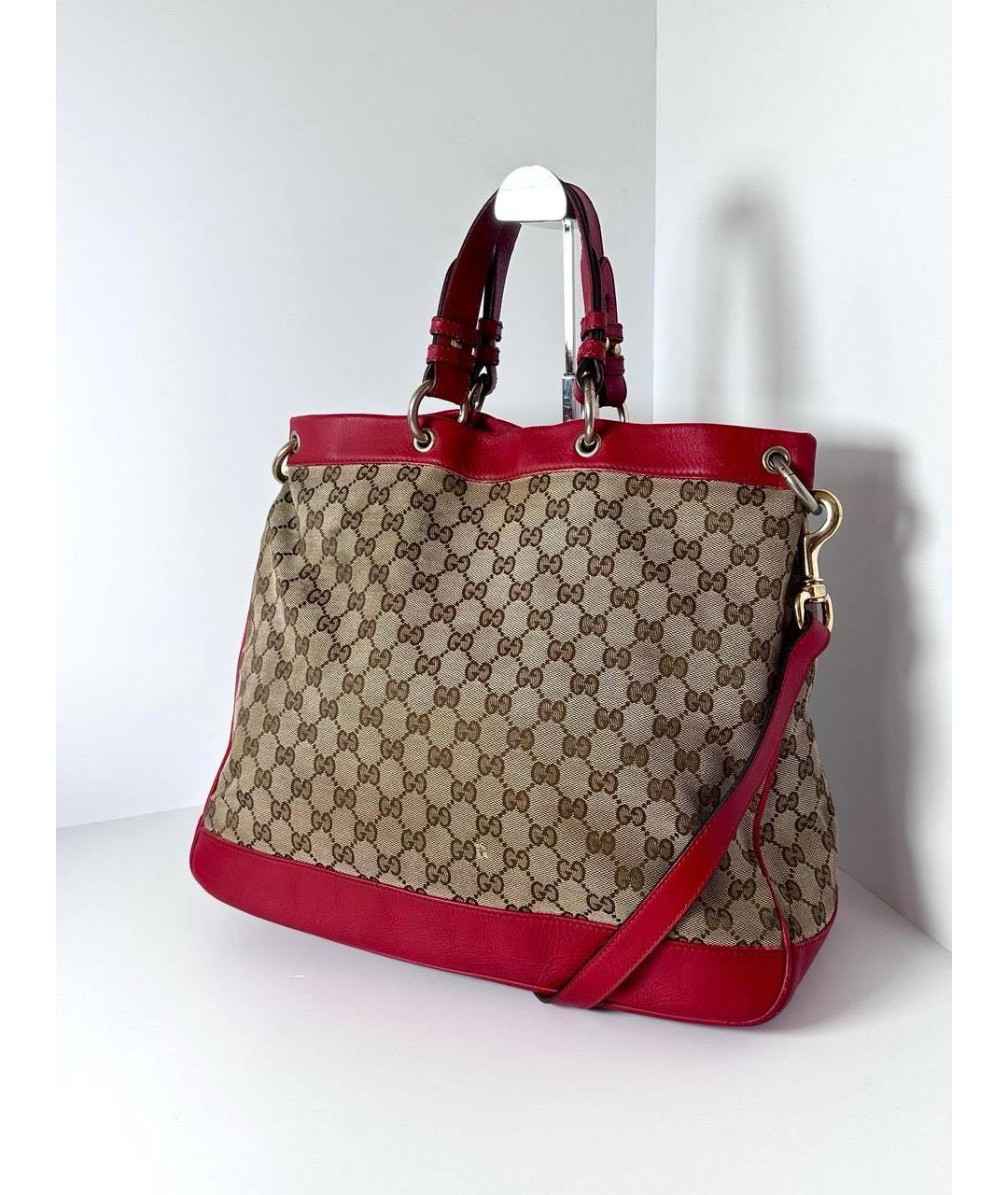 GUCCI Бежевая сумка тоут, фото 4