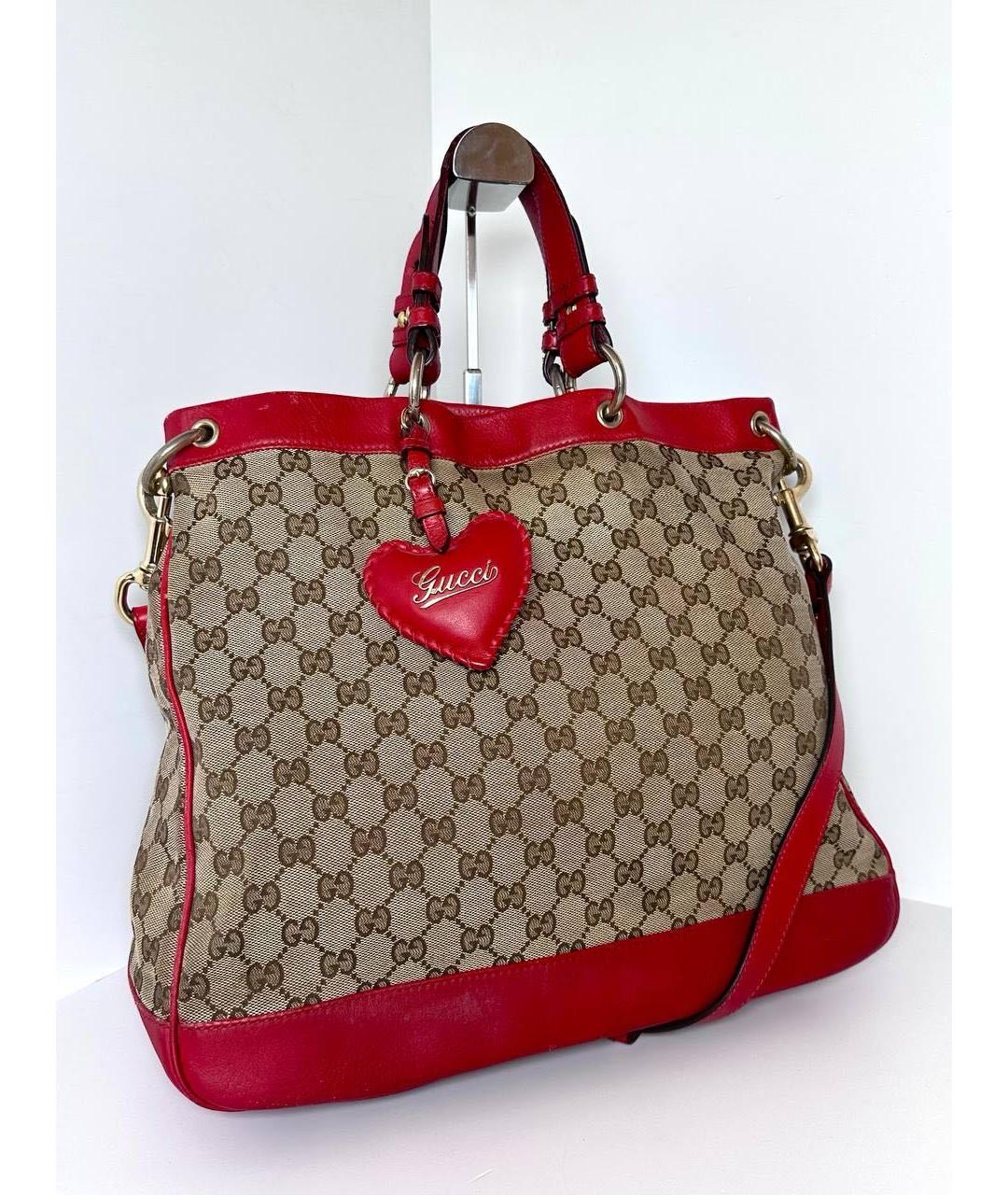 GUCCI Бежевая сумка тоут, фото 9